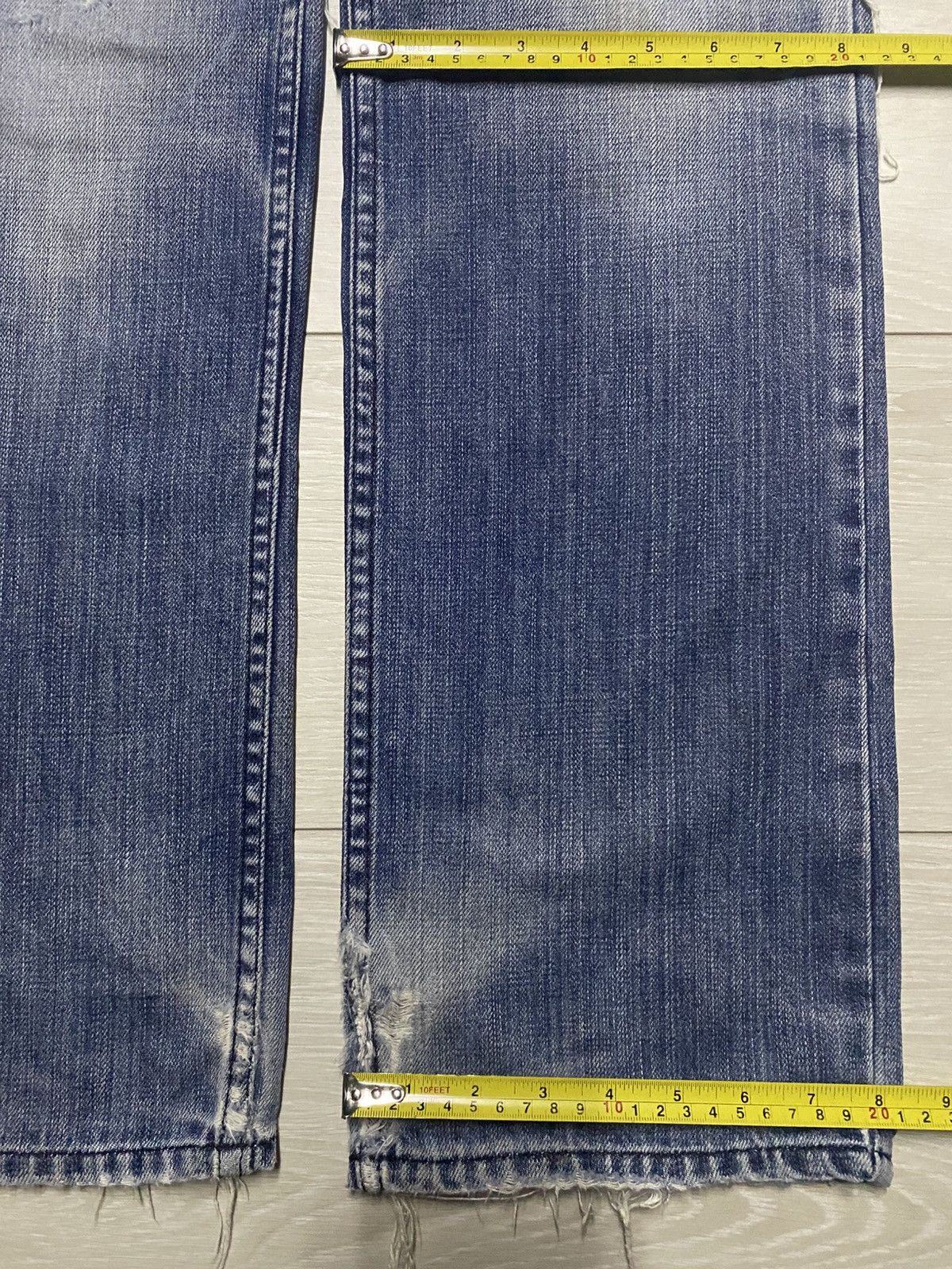 Japanese Brand Vintage Japanese Brand Midas Studd Backpatch Distressed Jean Size US 32 / EU 48 - 17 Thumbnail