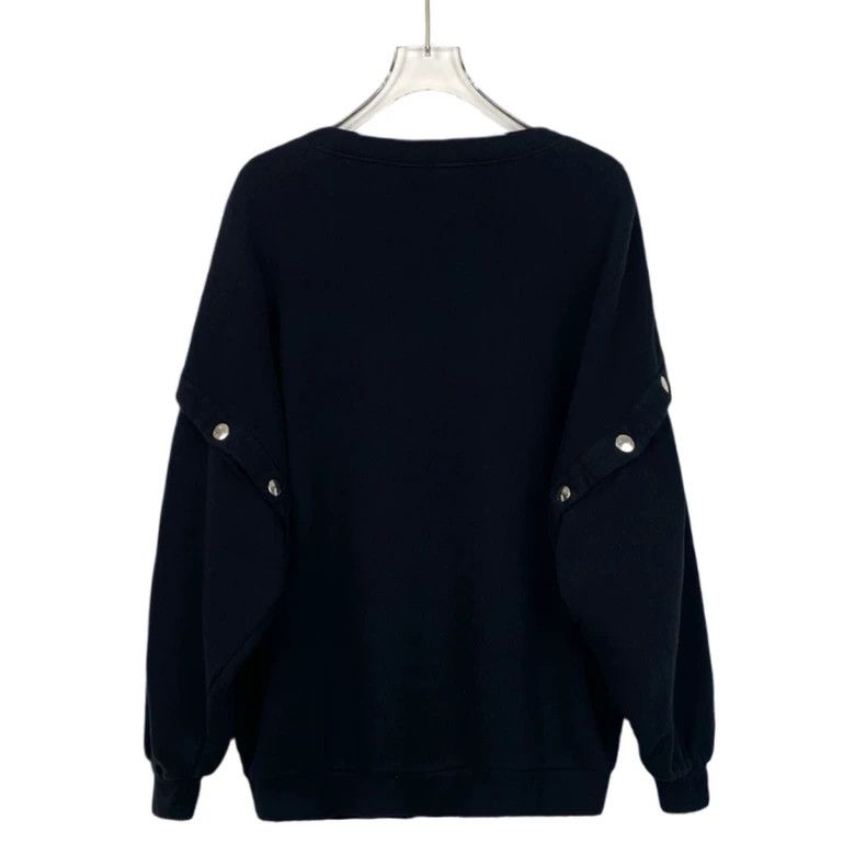 Gucci Gucci Black logo letter print cotton round-neck long-sleeve Size US S / EU 44-46 / 1 - 2 Thumbnail