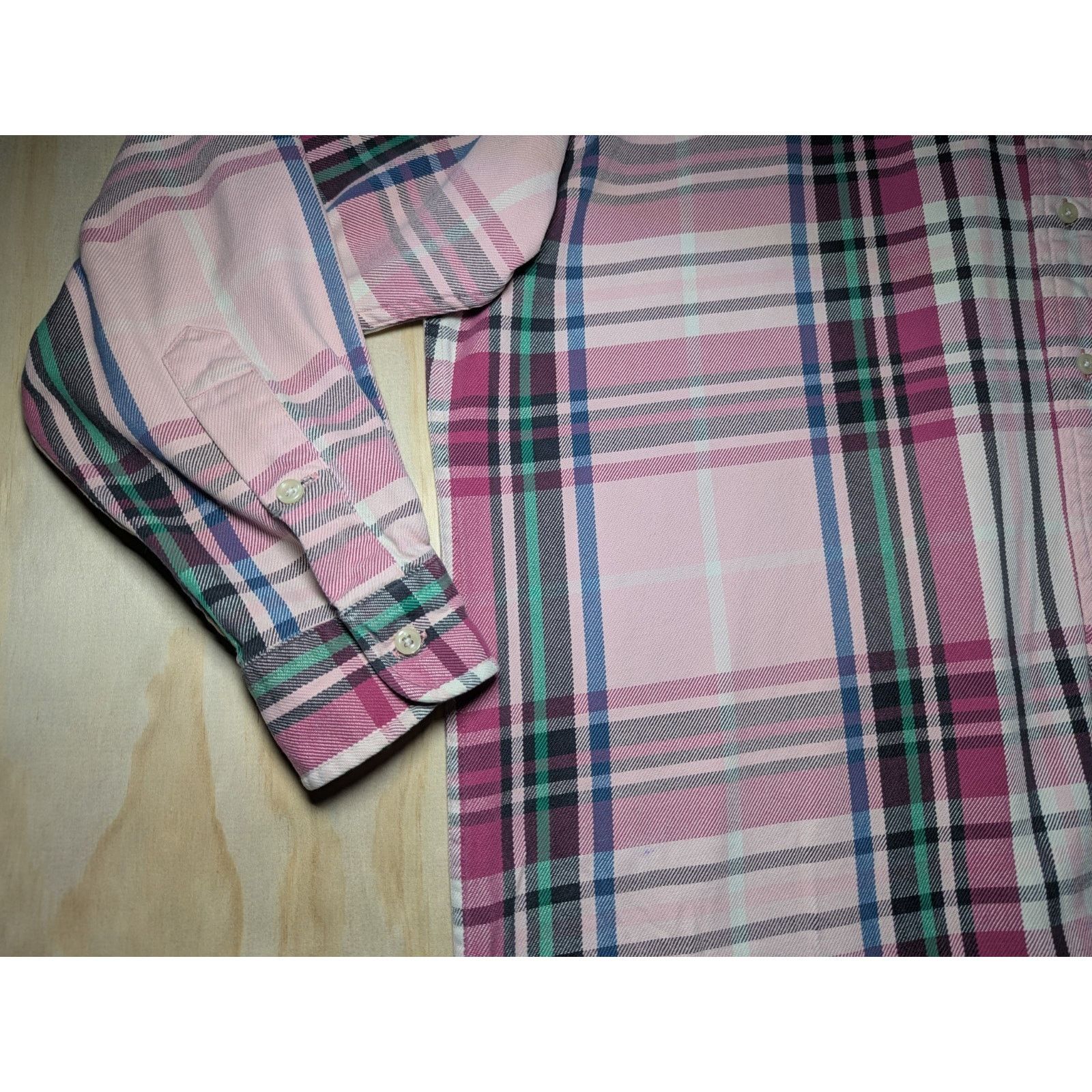 Polo Ralph Lauren Ralph Lauren Men's Large Blake Heavy Button Down Shirt Pink Size US L / EU 52-54 / 3 - 5 Thumbnail