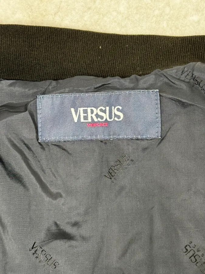 Versace 2000s Versace Black Eyled Multi Zips Jacket Size US M / EU 48-50 / 2 - 12 Thumbnail