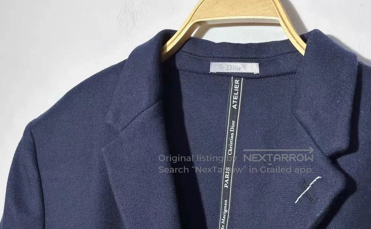 Dior Dior Cashmere Overcoat in Blue. Size US L / EU 52-54 / 3 - 6 Thumbnail