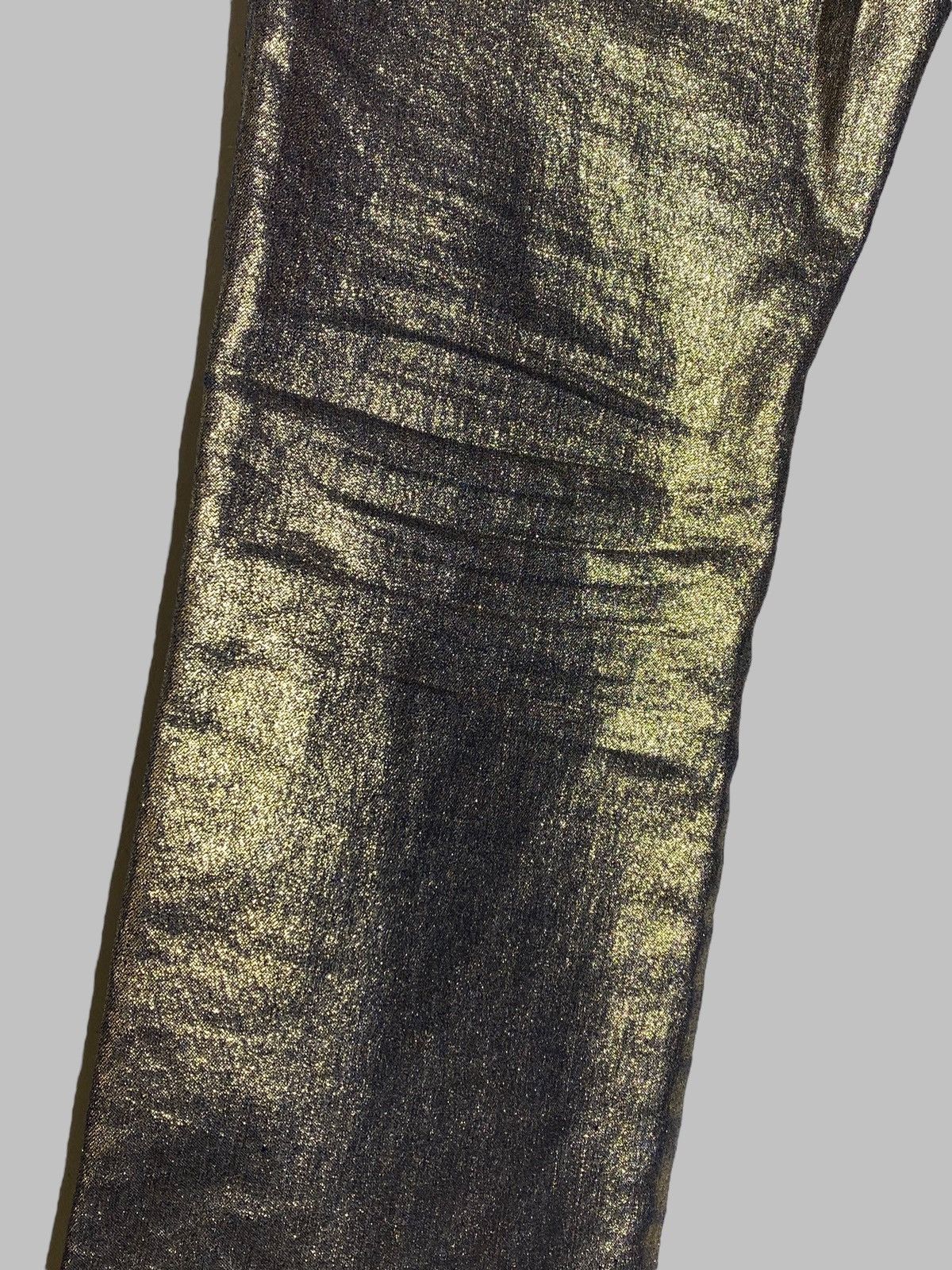 Alice + Olivia Alice + Olivia Shimmer Gold Women’s Pants Made In USA Size 30" / US 8 / IT 44 - 13 Thumbnail