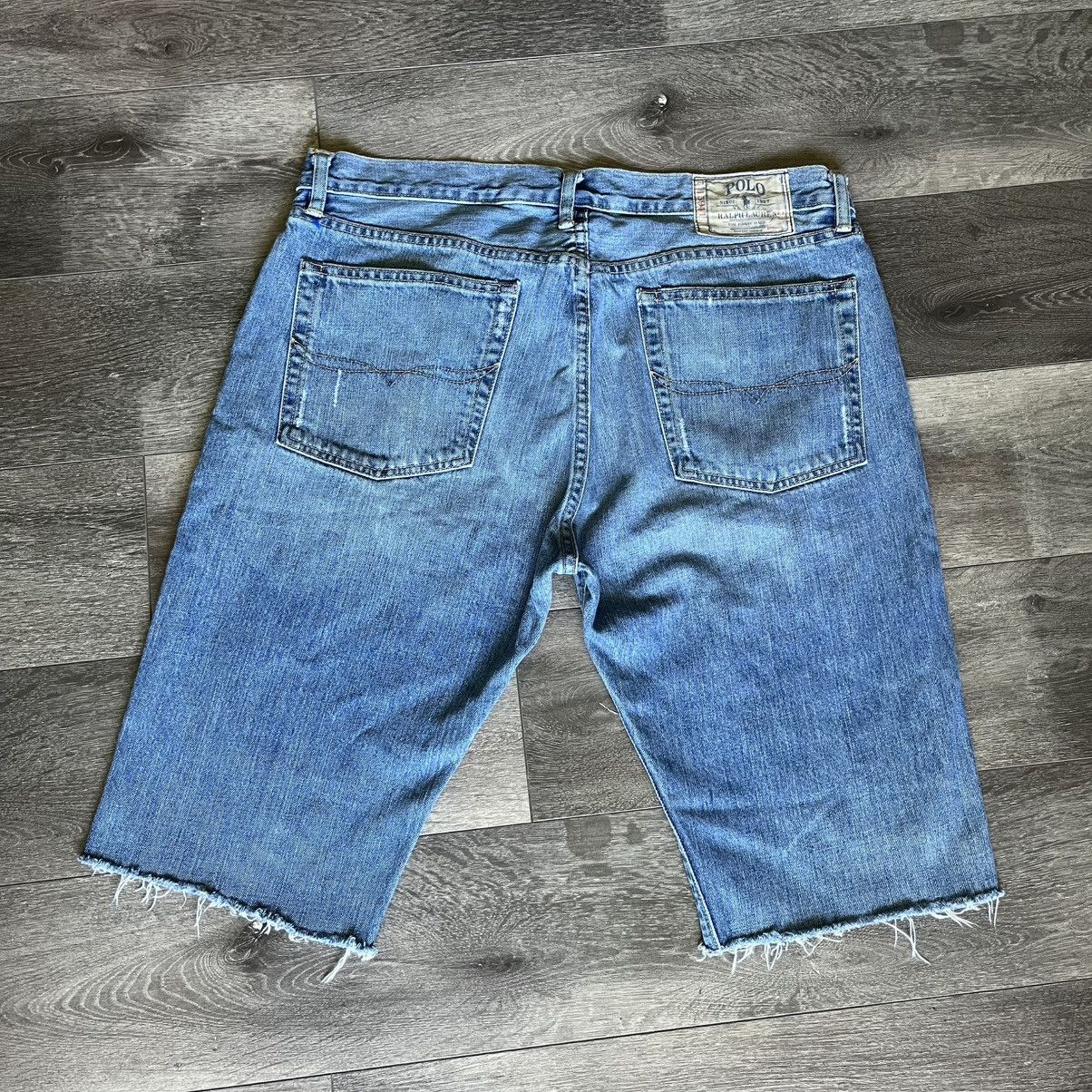 Polo Ralph Lauren × Vintage Vintage 2000s Polo Ralph Lauren Buttonfly Denim Jean Shorts Size US 36 / EU 52 - 1 Thumbnail