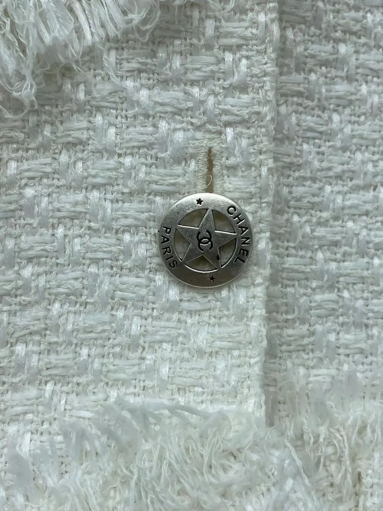 Chanel Chanel Dallas white tassel star button jacket Size XXS / US 00 / IT 34 - 3 Thumbnail