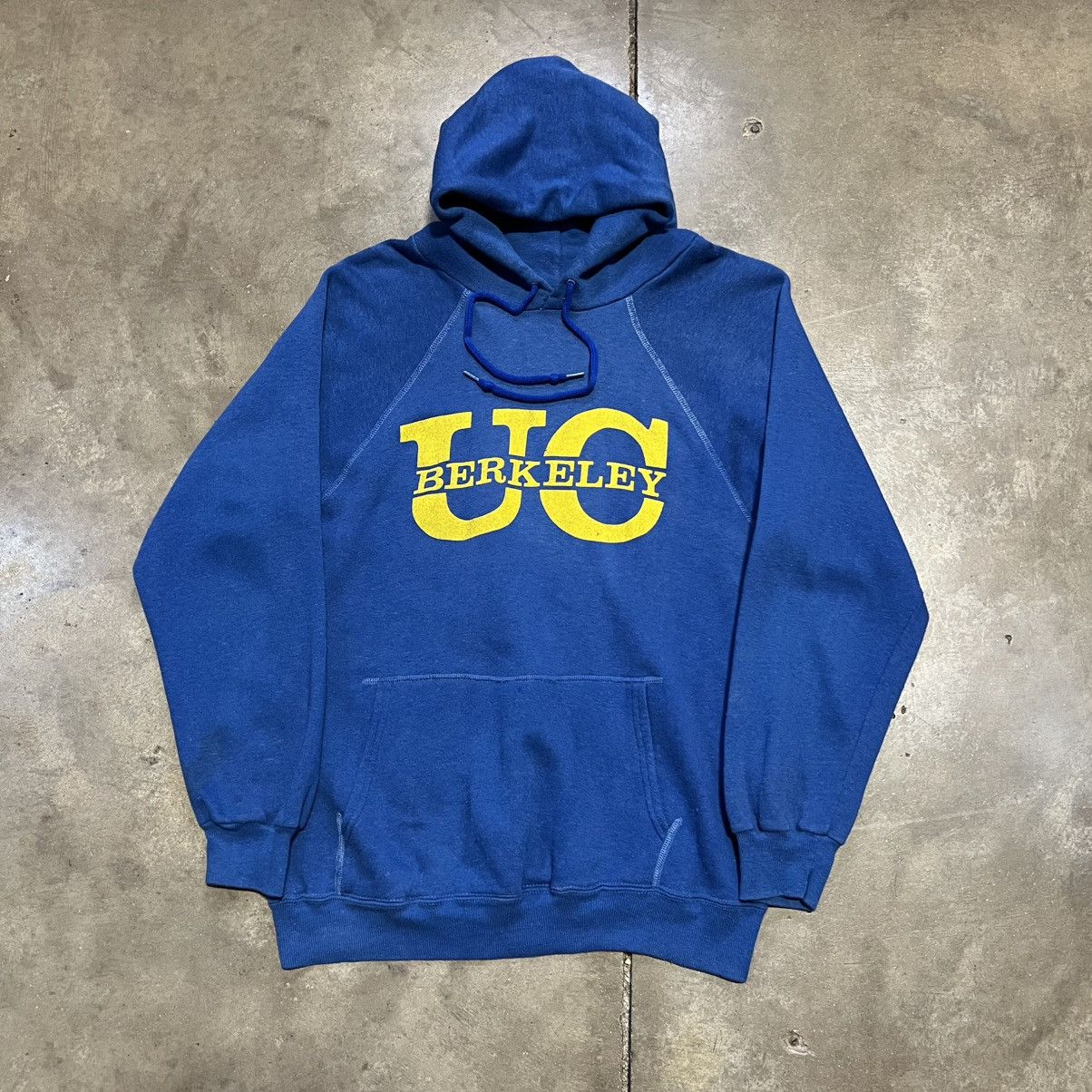 Vintage Vintage 80s UC Berkeley Hoodie Sweatshirt College Raglan USA Size US S / EU 44-46 / 1 - 4 Thumbnail