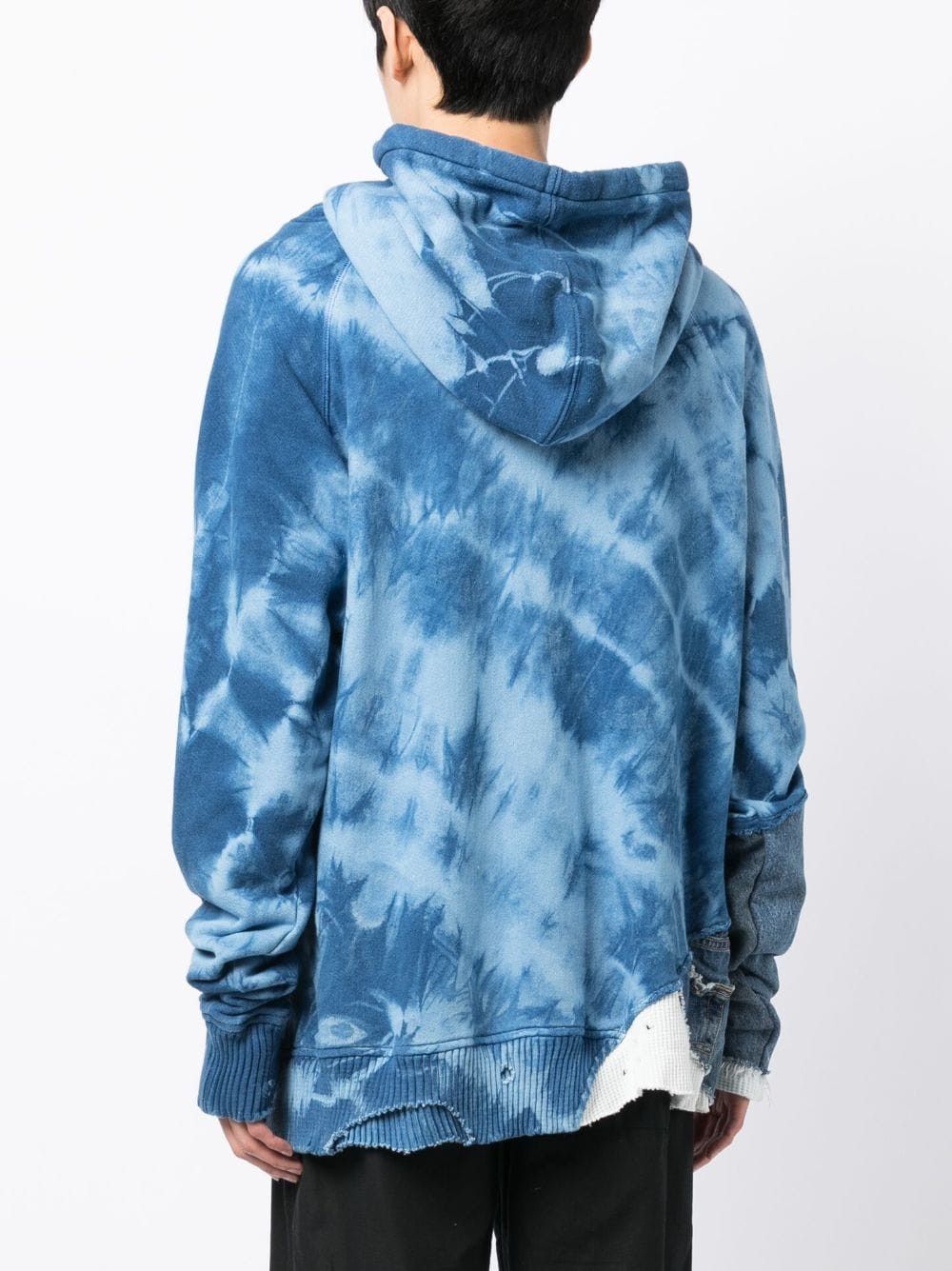 Greg Lauren $3050 NWT Greg Lauren Starburst Fragment Hoodie Indigo Large Size US L / EU 52-54 / 3 - 2 Thumbnail