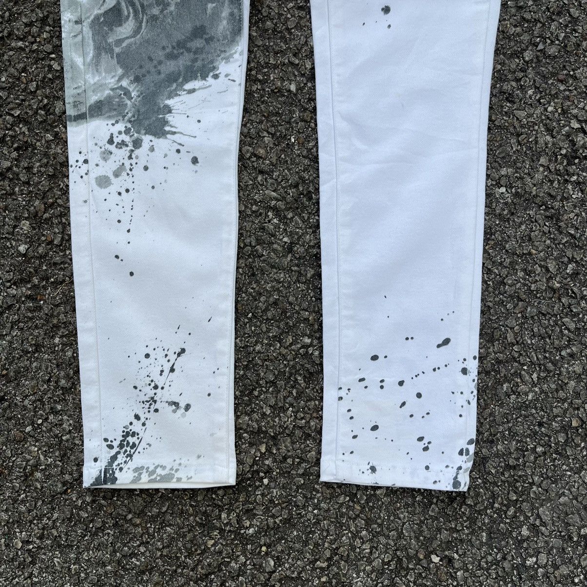 Polo Ralph Lauren Ralph Lauren White Splatter Painted Bull Graphic Slim Jeans Size 26" / US 2 / IT 38 - 2 Thumbnail
