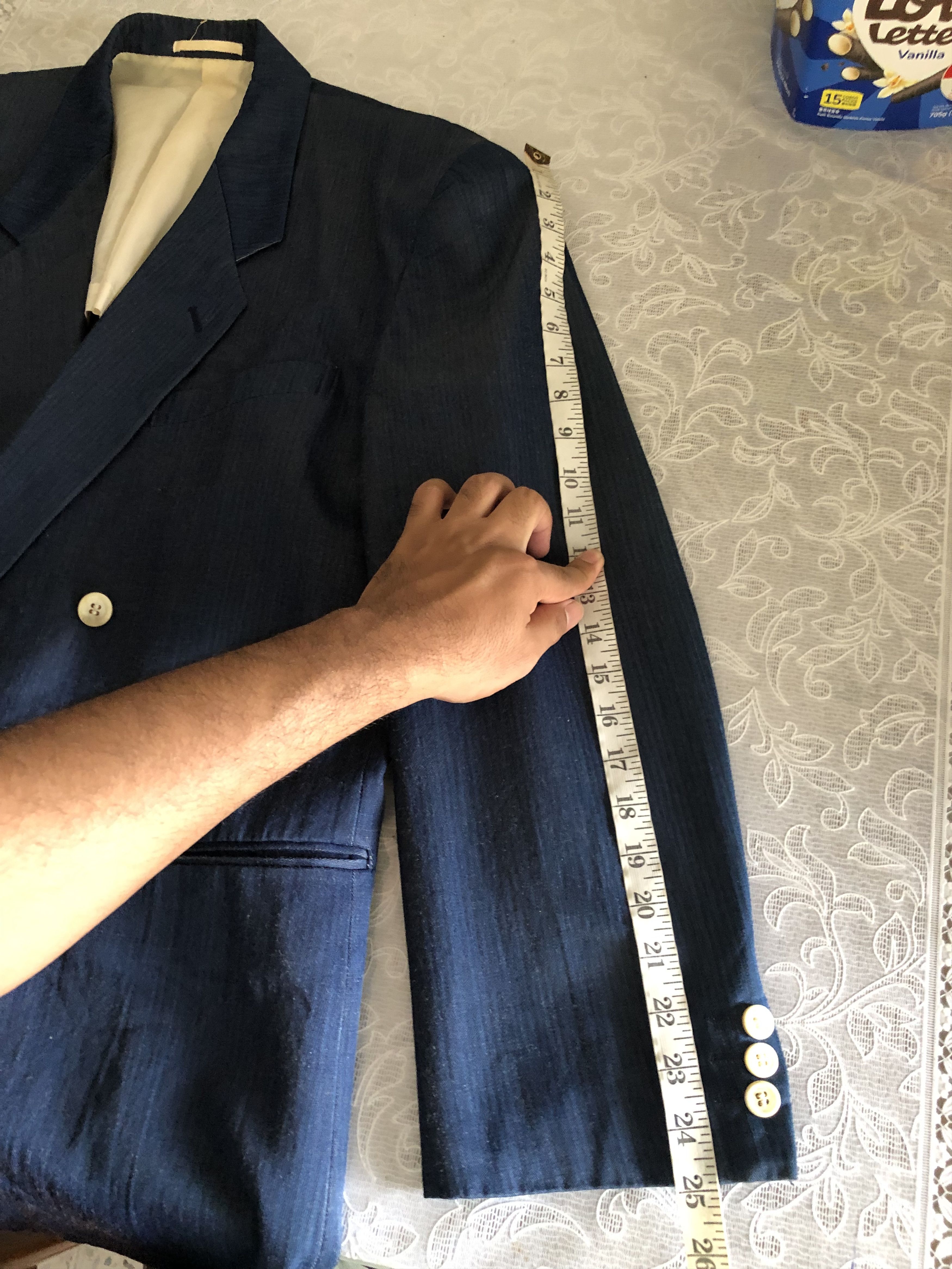 Comme des Garcons Homme Plus Comme des Garcons Amekaji Style Faded Denim Double Breasted Size US M / EU 48-50 / 2 - 24 Thumbnail