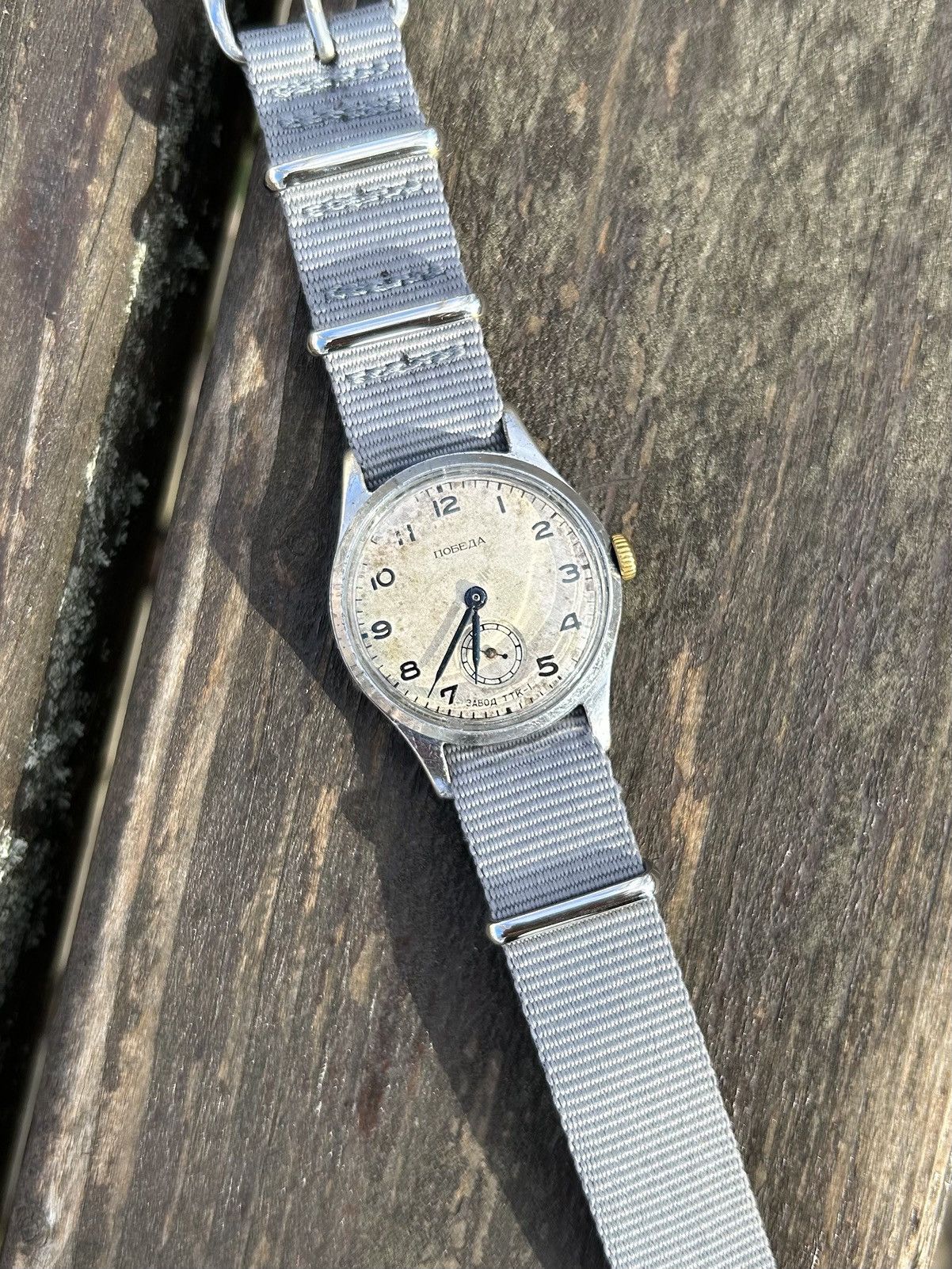 Vintage Vintage Pobeda Watch USSR Soviet Mechanical Authentic 1950s Size ONE SIZE - 13 Thumbnail