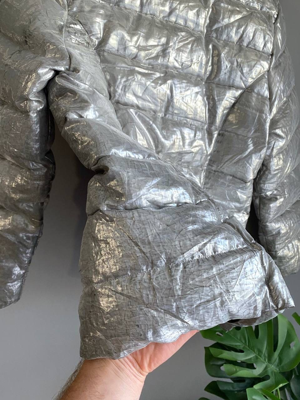 Moncler Vintage Moncler Grenoble Womens Metallic Puffer Jacket Sz 40 Size S / US 4 / IT 40 - 18 Thumbnail