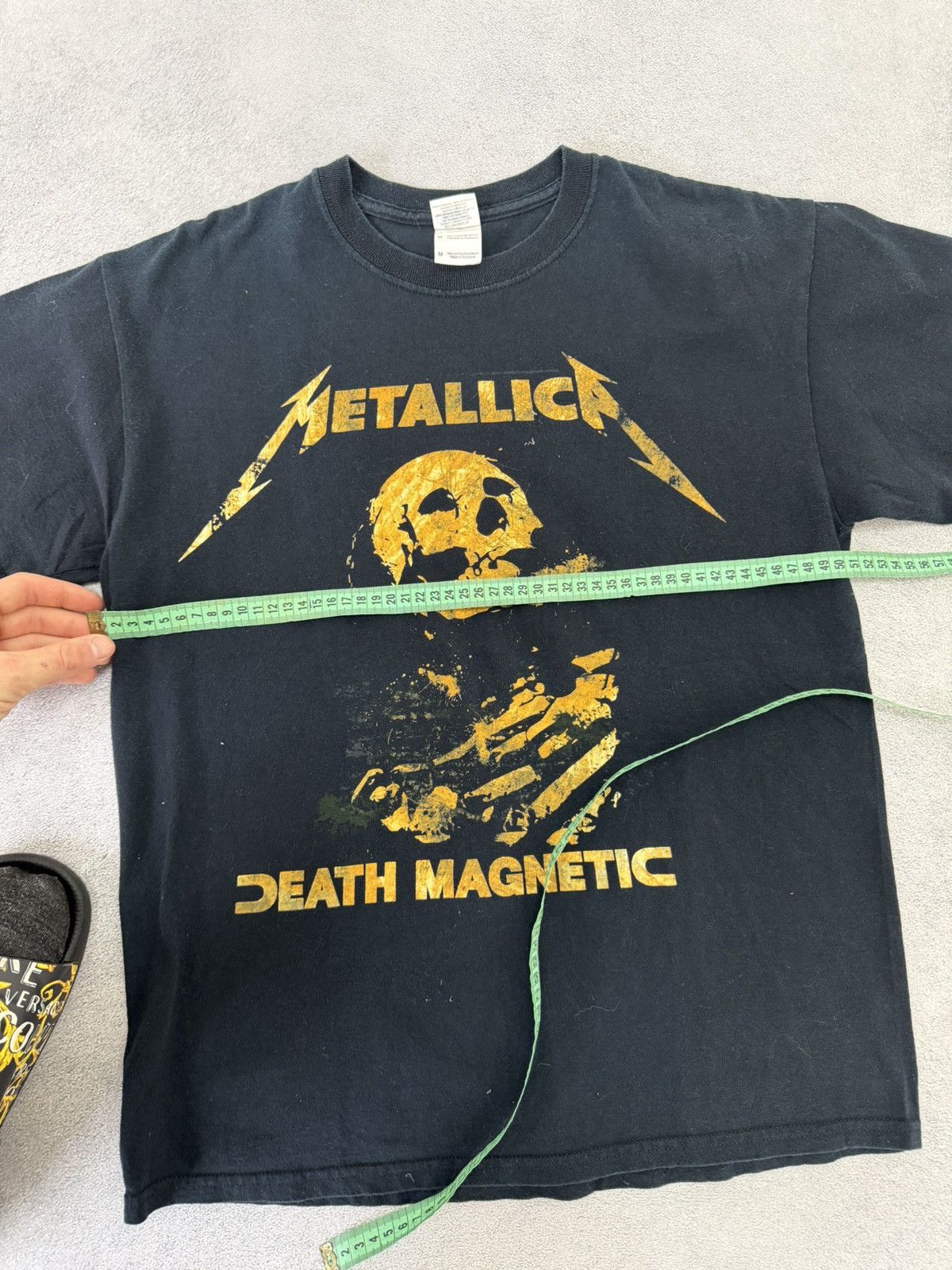 Band Tees Metallica “Death Magnetic” 2008 Tour Merch Tee Shirt Size US M / EU 48-50 / 2 - 14 Thumbnail