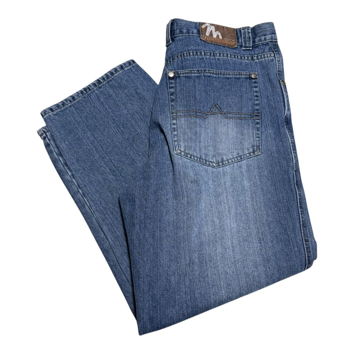 Other Vintage 2000s Mukawear Baggy Jean Pants Men’s 40x31 Size US 40 / EU 56 - 1 Thumbnail