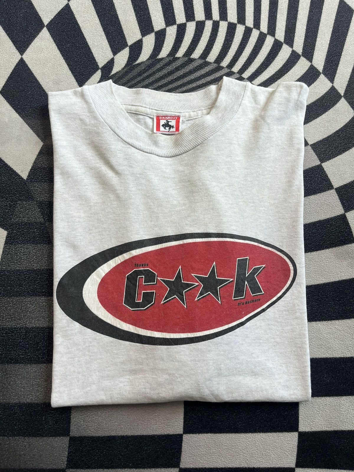 Vintage Vintage BECKARO Thanks C⭐️⭐️K 90’s Strretwear Tshirt Size US L / EU 52-54 / 3 - 1 Thumbnail