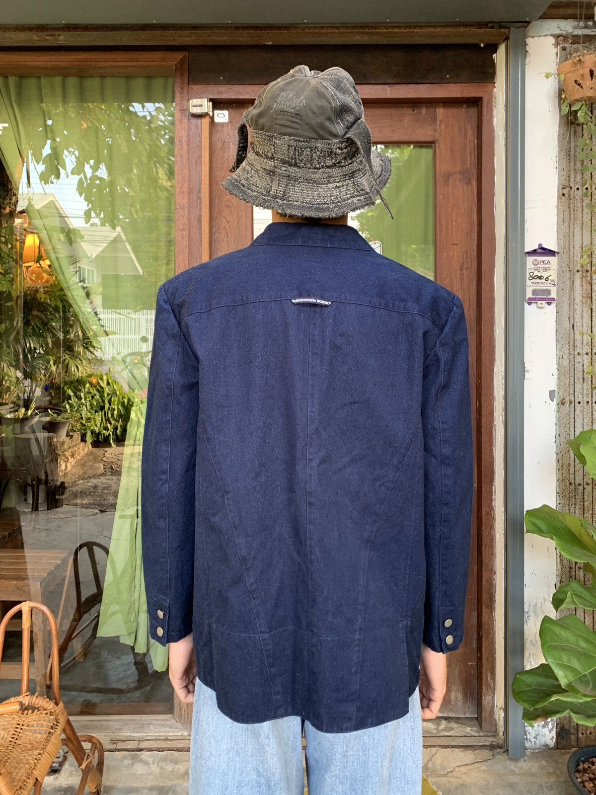 Issey Miyake Issey Miyake Mademoiselle Non Non Denim Jacket Size US M / EU 48-50 / 2 - 15 Thumbnail