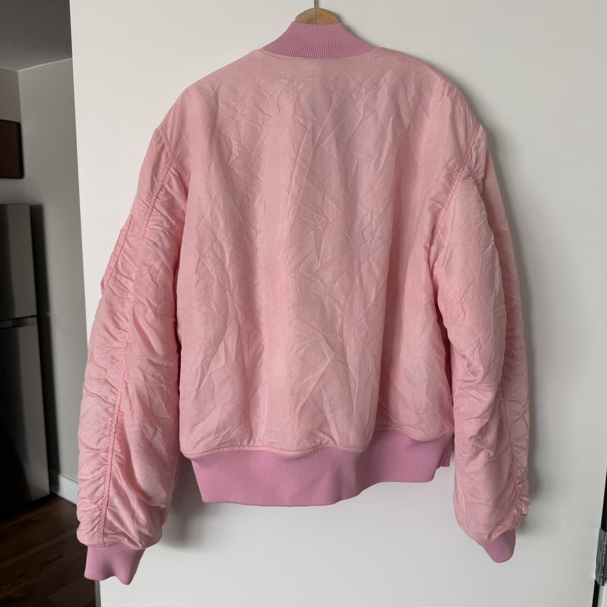 Pink STUSSY DYED NYLON BOMBER JACKET Size US L / EU 52-54 / 3 - 3 Thumbnail