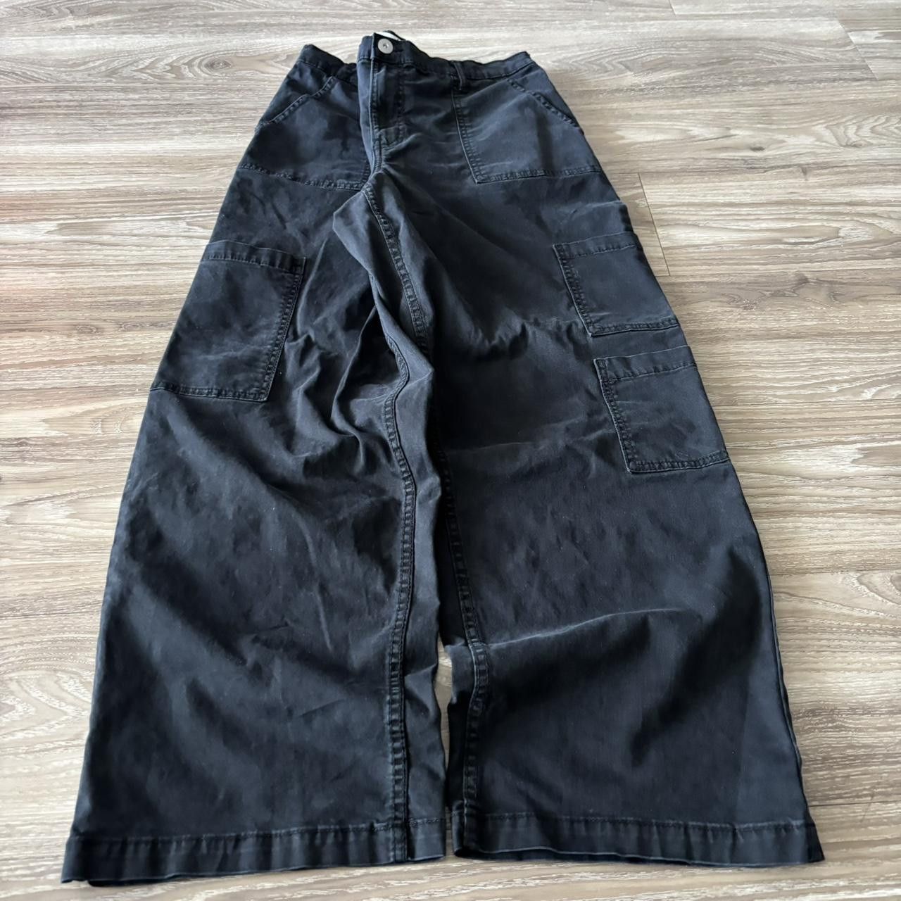Vintage Crazy Vintage Y2K/2000s Baggy Black Skater Style Cargo Pants! 32x29 Size US 32 / EU 48 - 3 Thumbnail