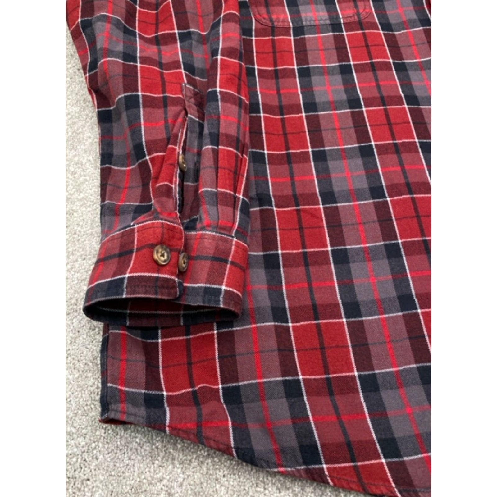 Vintage Duluth Free 52007 Swingin' Mens 4XL Long Sleeve Button Up Plaid Flannel Shirt Size US XXL / EU 58 / 5 - 2 Thumbnail