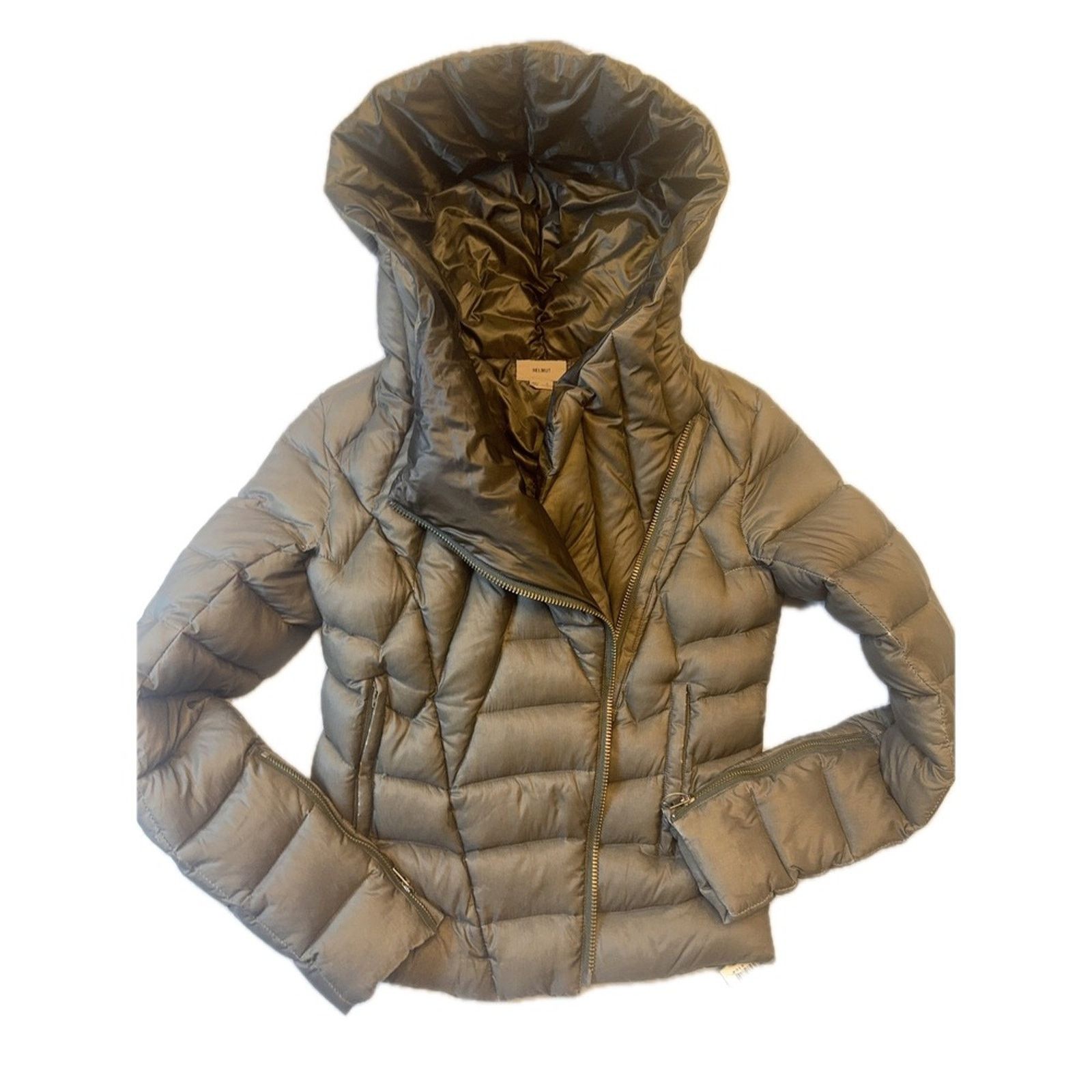 Helmut Lang HELMUT LANG ARCHIVE WOMENS JACKET ZIP SWEATER S SMALL