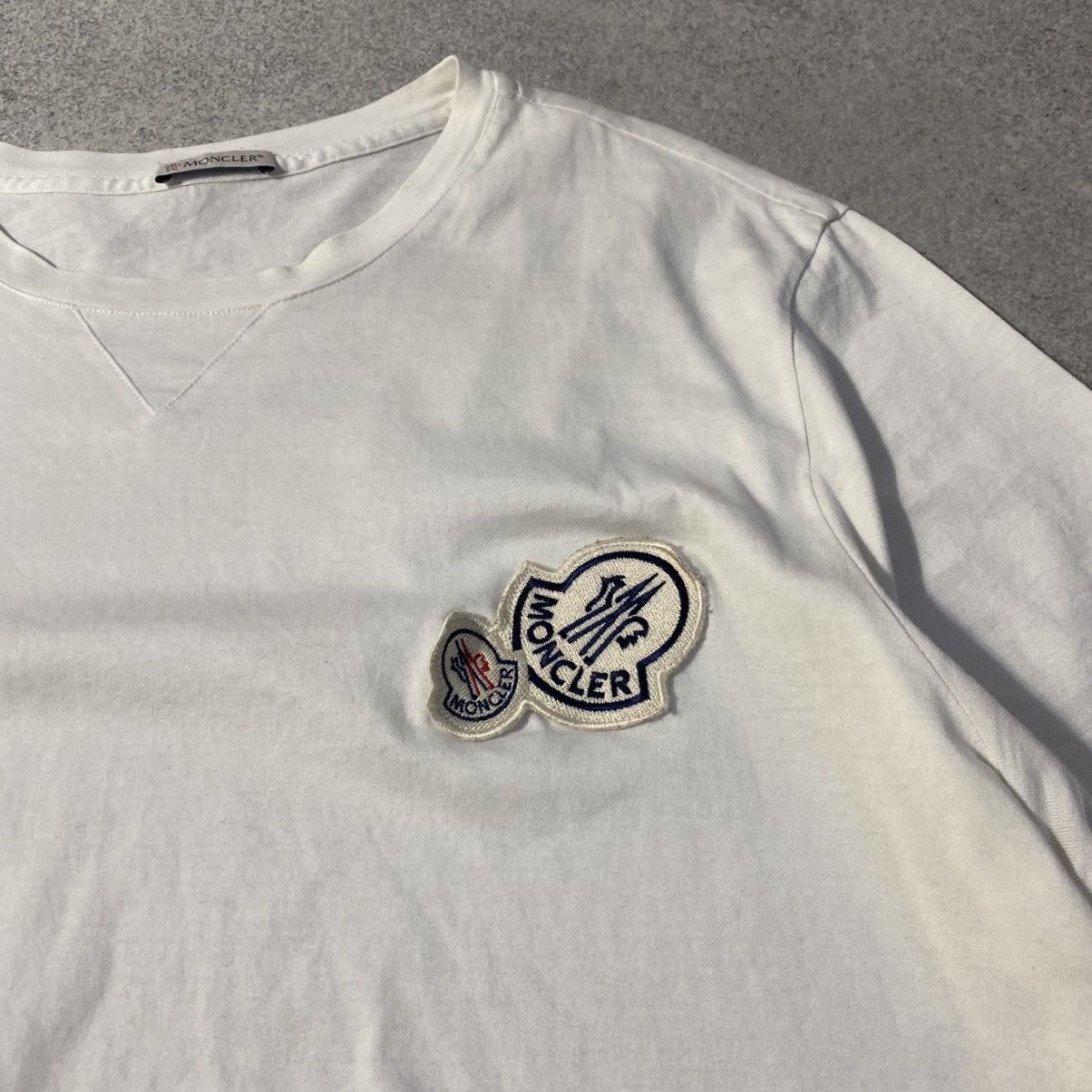 Moncler Moncler T-Shirt Double Logo Size US L / EU 52-54 / 3 - 3 Thumbnail