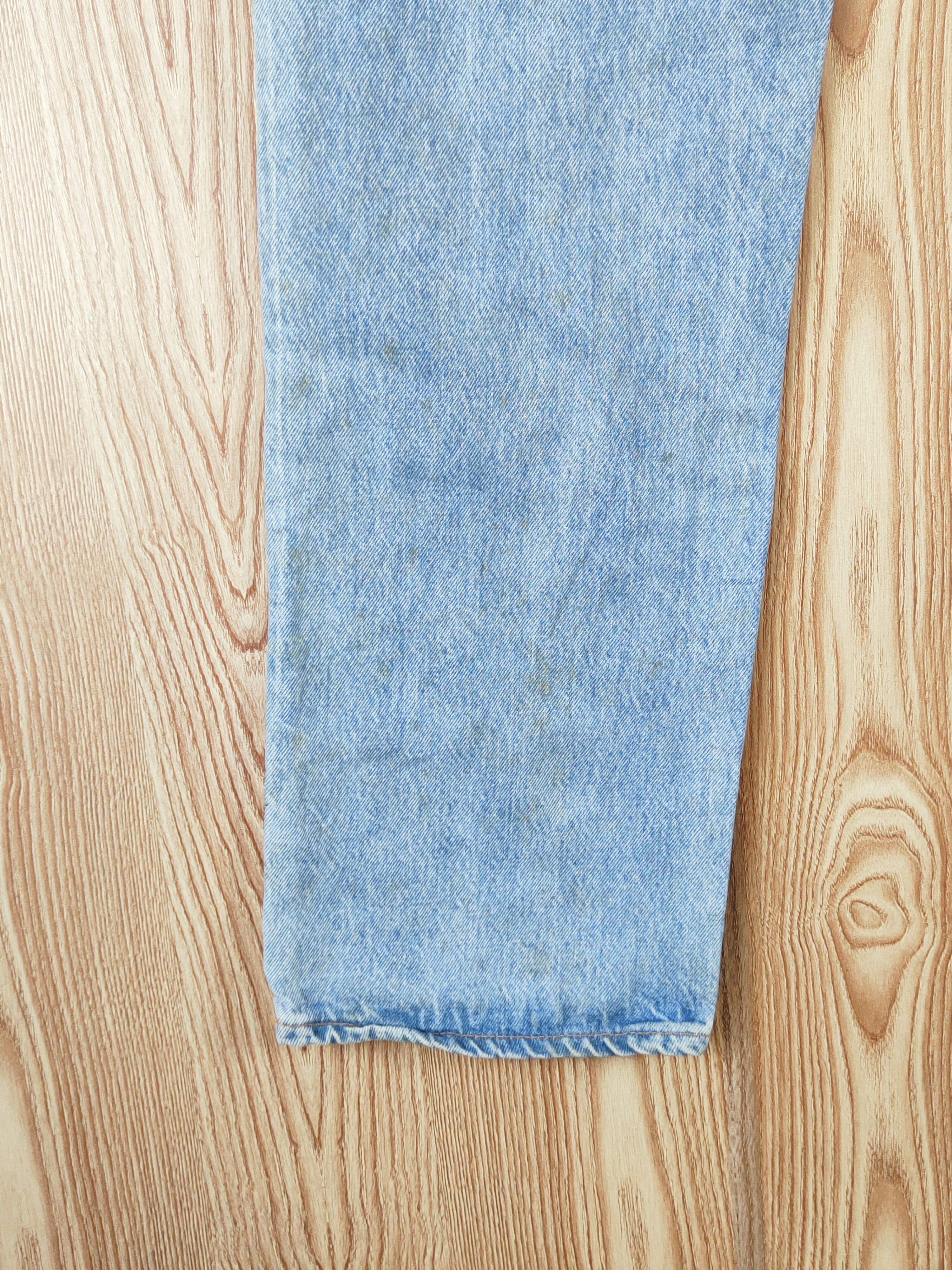 Levi's Levi's Blue Faded vintage Distressed Ripped Jeans #W703 Size US 35 - 9 Thumbnail