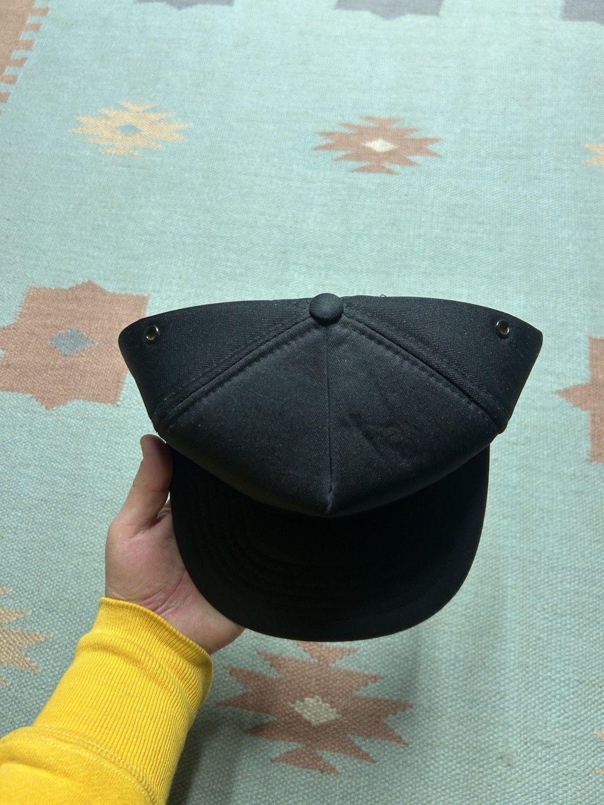 Vintage Vtg SnapBack hat con Agra Berger and company farm black red Size ONE SIZE - 3 Thumbnail