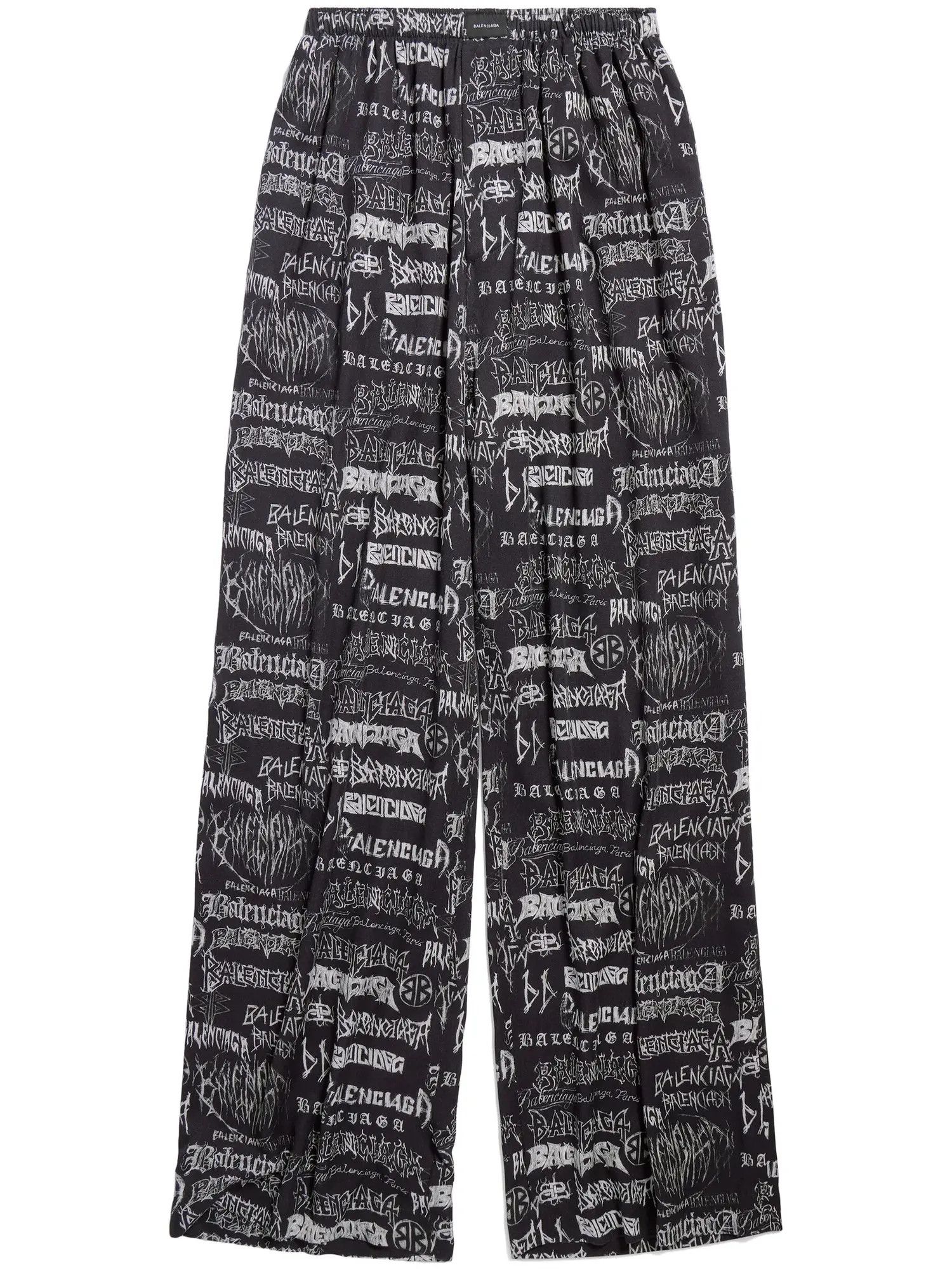 Balenciaga o1w1db10825 DIY Metal Allover Pyjama Pant in White Size US 34 / EU 50 - 1 Thumbnail
