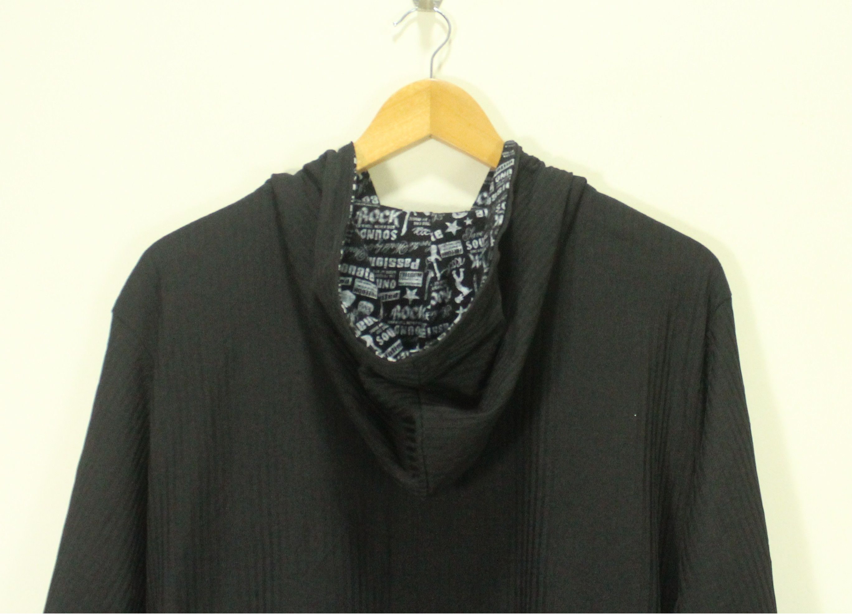 14th Addiction × If Six Was Nine × Le Grande Bleu (L.G.B.) BEAUMONT CARR Shirt Poem Skull Seditionaries Hooded Size US L / EU 52-54 / 3 - 7 Thumbnail