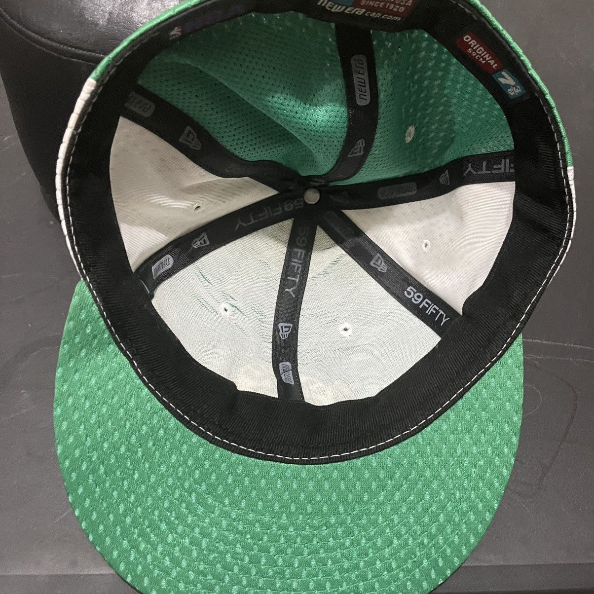 New Era Vintage 90s Boston Celtics New Era 59FIFTY Hat Made in USA Size ONE SIZE - 7 Thumbnail
