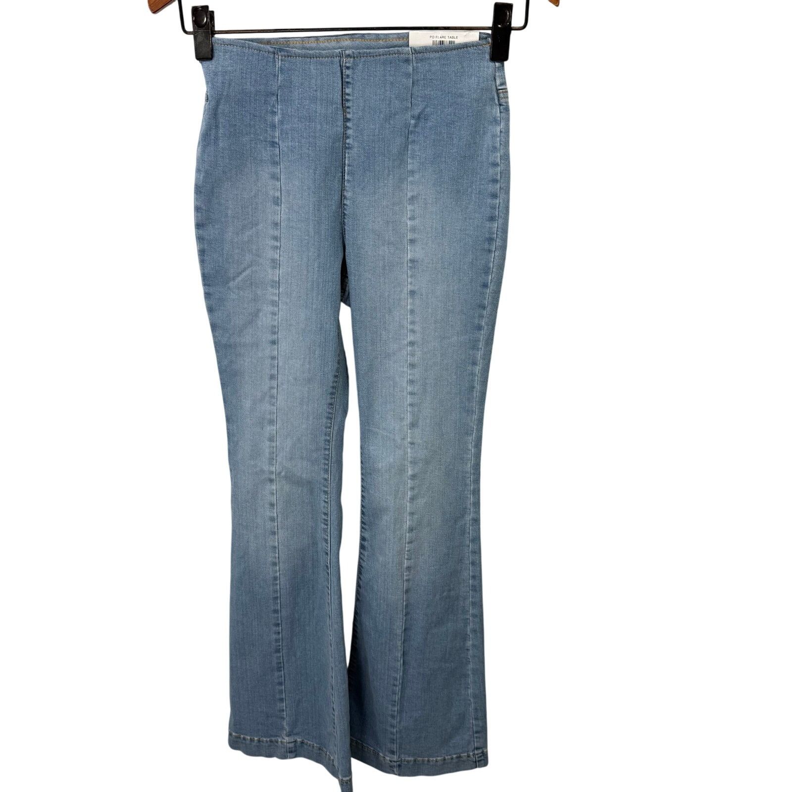 Macys INC International Concepts Jeans 0 Pull On Flare NEW #G621 Size 25" / US 0 / IT 36 - 8 Thumbnail