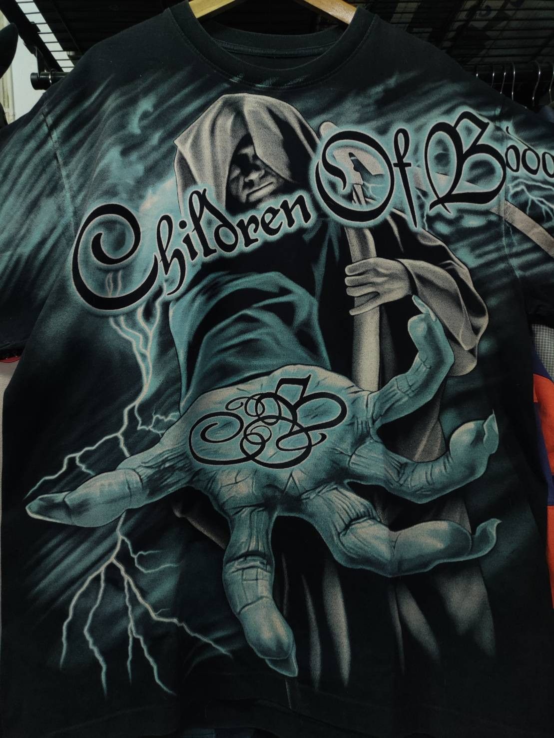 Band Tees Vtg 00's Children of Bodom " COBHC " All Over Print T-Shirt Size US XL / EU 56 / 4 - 3 Thumbnail