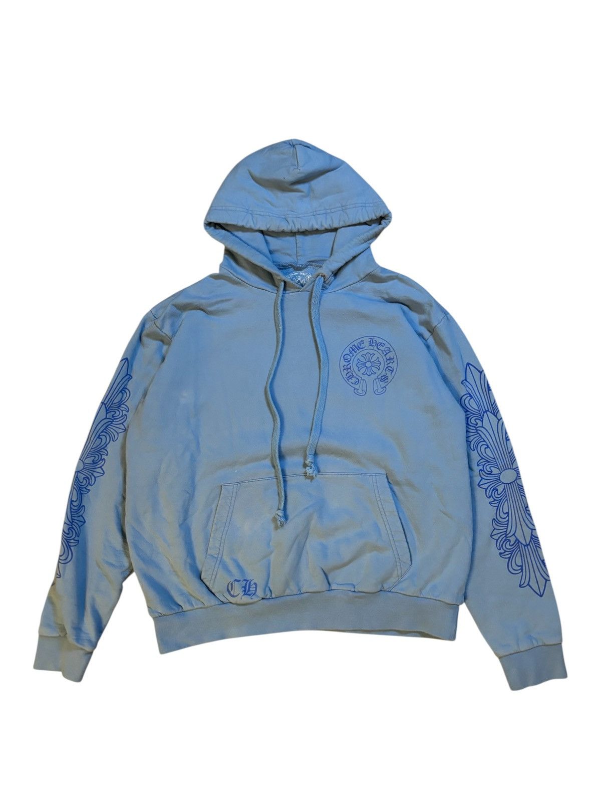 Chrome Hearts Chrome Hearts Blue Dagger Hoodie Miami Art