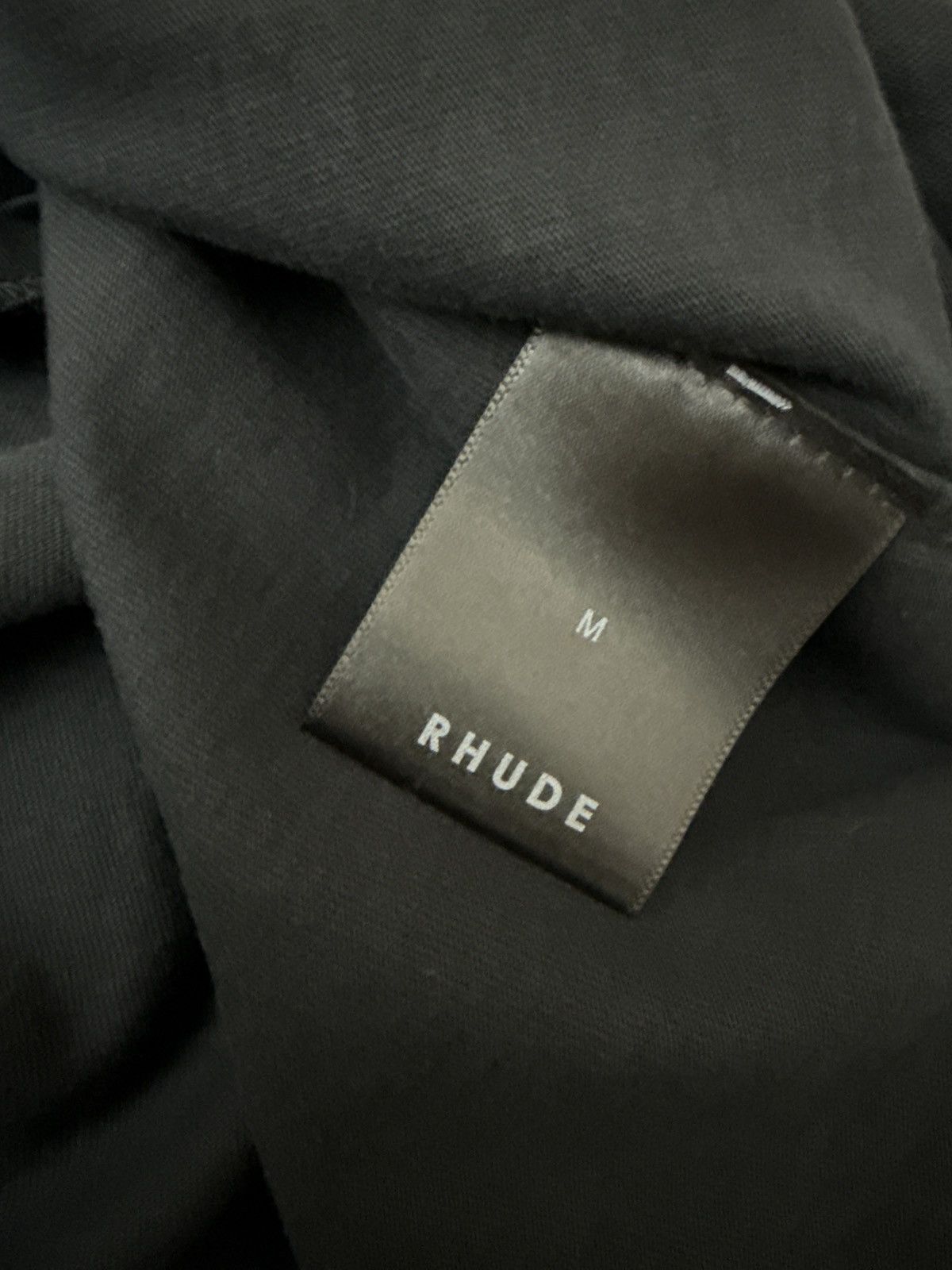 Rhude Rhude Black T-Shirt with Embroidered Logo Size US M / EU 48-50 / 2 - 6 Thumbnail