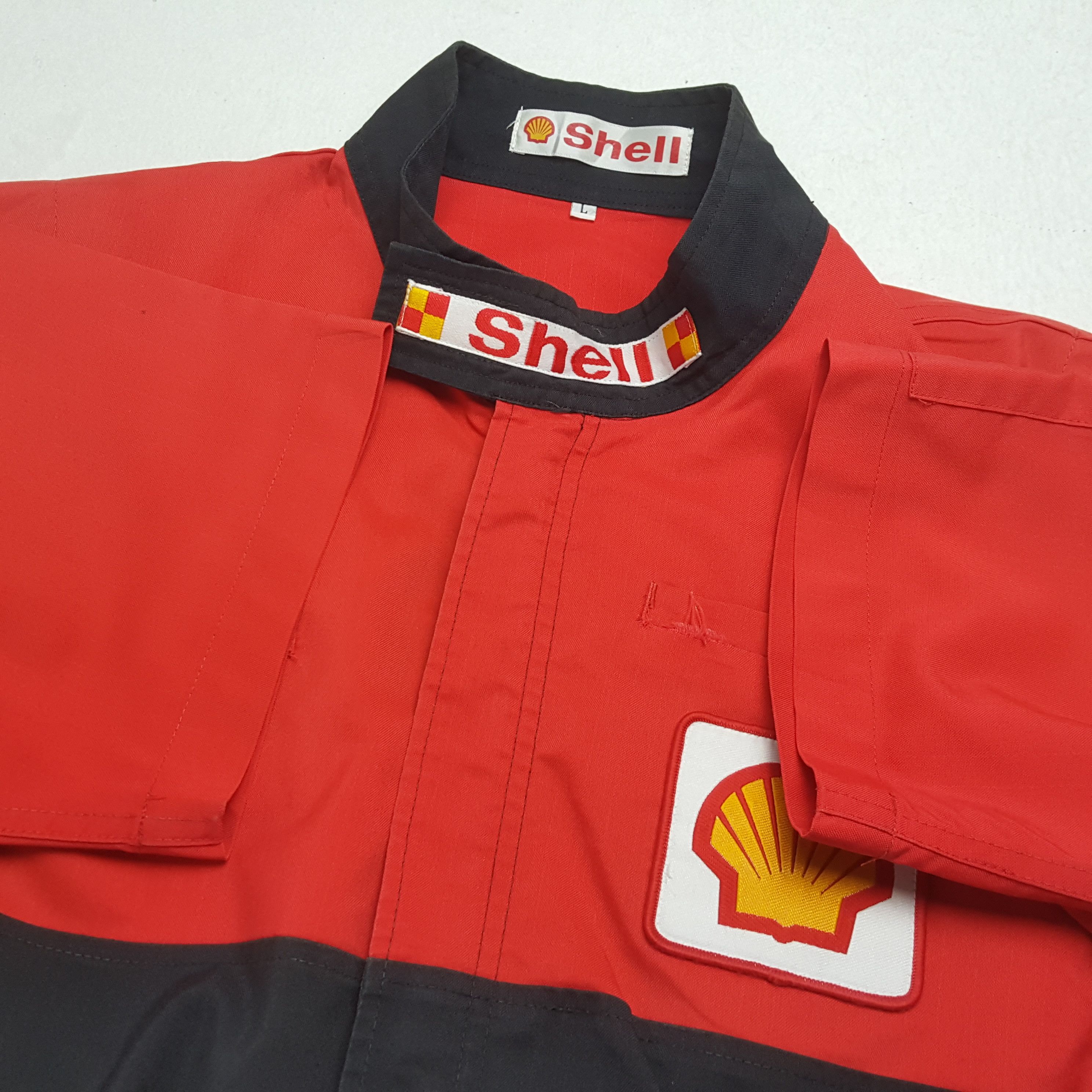 Vintage SHELL Racing Workwear Style Coverall Jacket Size US M / EU 48-50 / 2 - 13 Thumbnail