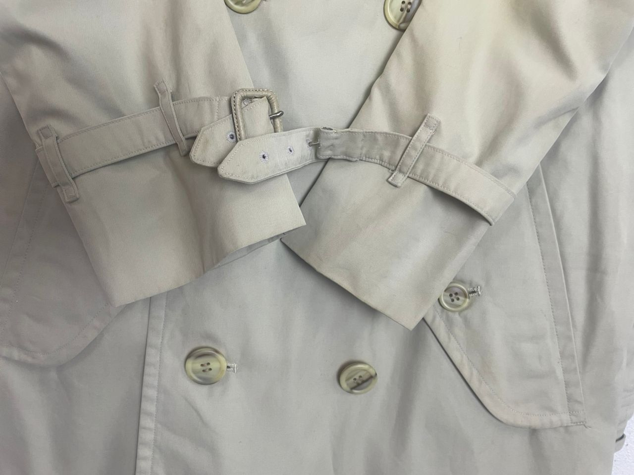 Burberry × Designer × Vintage Vintage Burberry Trench Coat Jacket Size M / US 6-8 / IT 42-44 - 9 Thumbnail