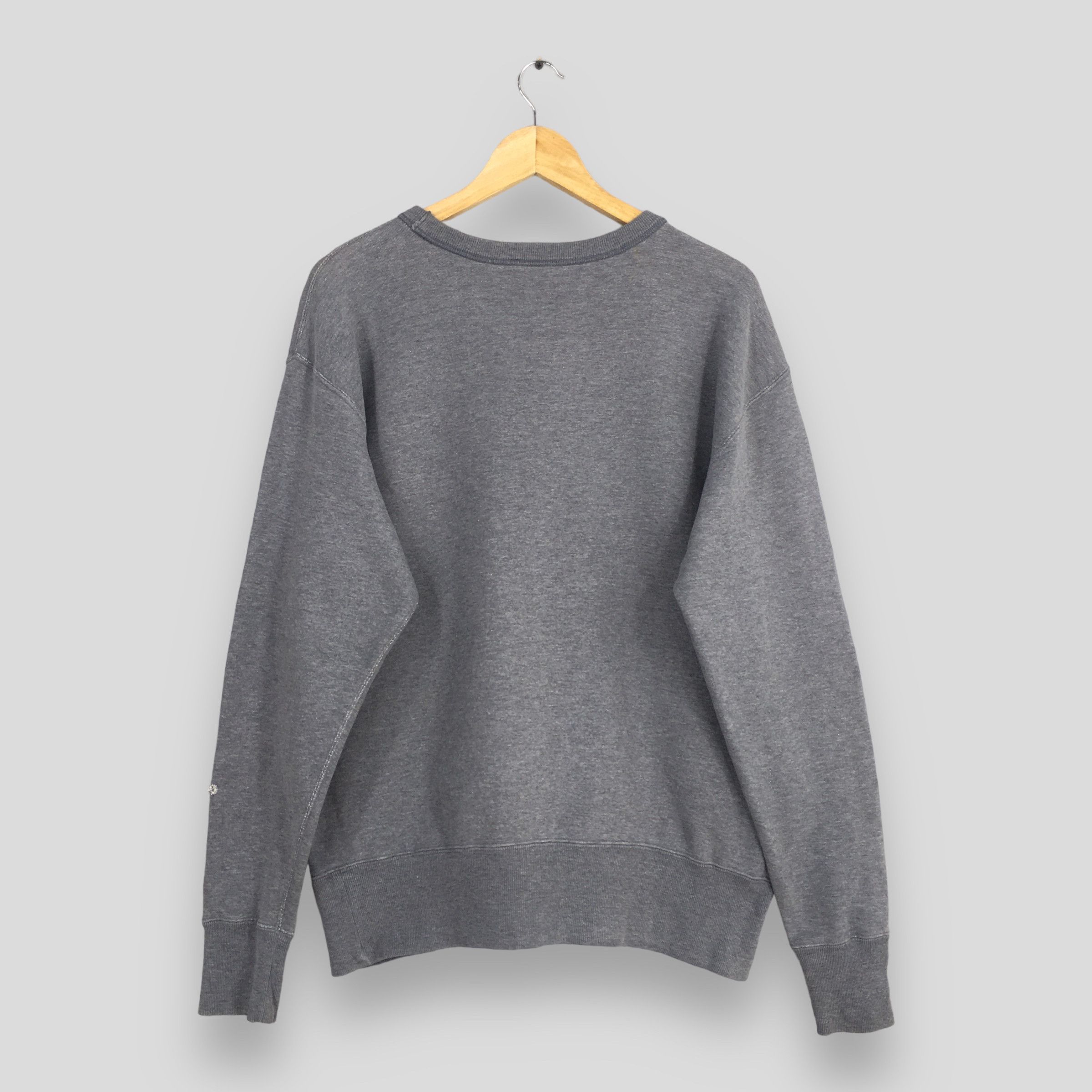 Champion × Vintage Vintage Champion Script Logo Gray Sweatshirt Large Size US L / EU 52-54 / 3 - 8 Thumbnail