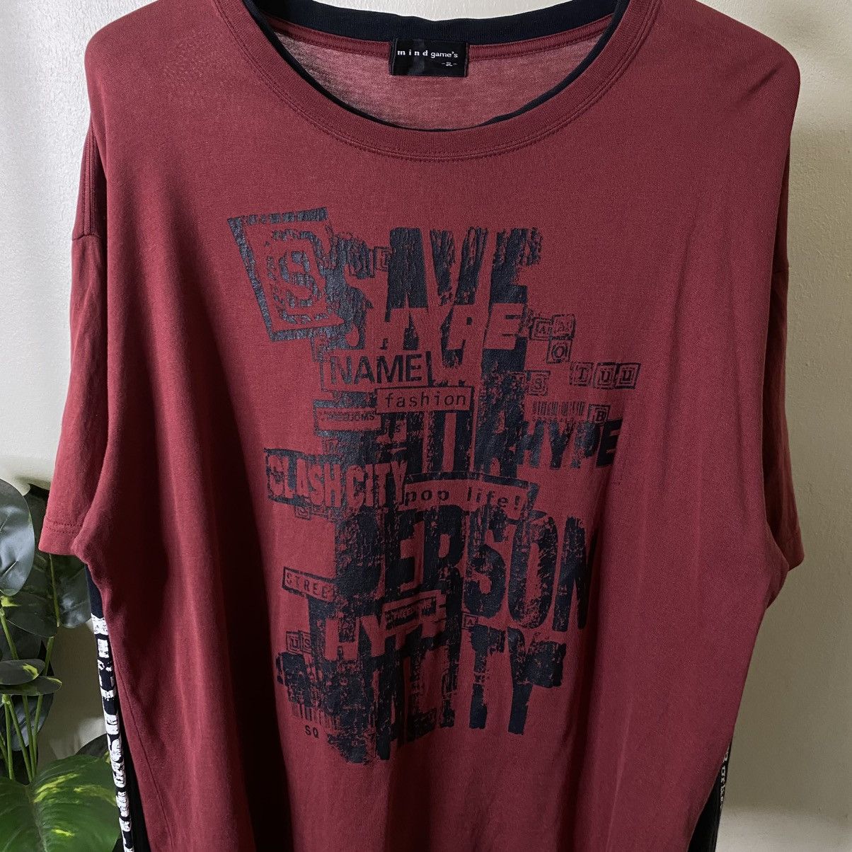Mind Games Y2K Double Sleeves Seditionaries Poem Cyber Punk Grunge Fade Size US XXL / EU 58 / 5 - 2 Thumbnail