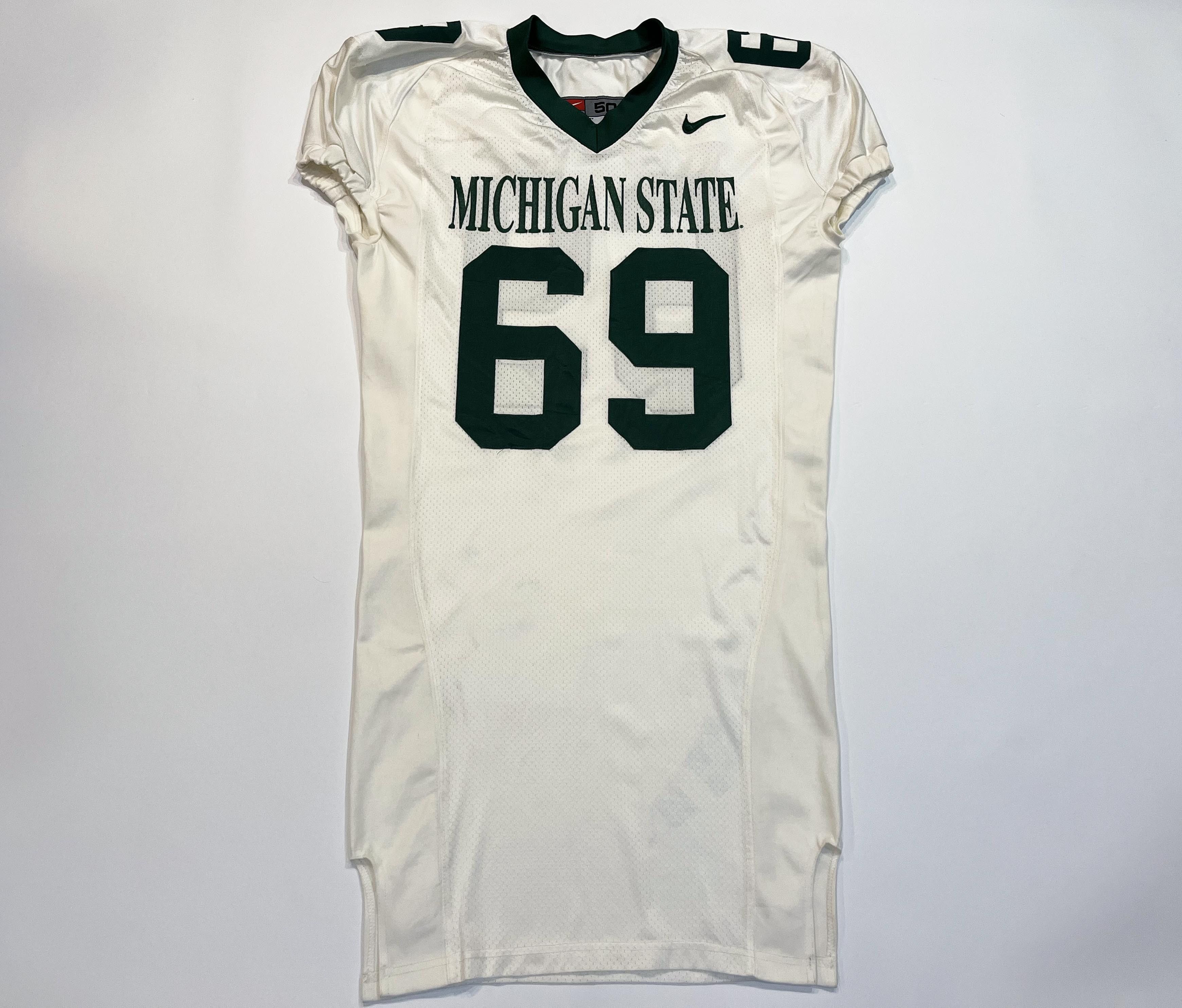 Nike Nike Michigan State Spartans #69 NCAA Team Issued Jersey Size US L / EU 52-54 / 3 - 1 Thumbnail