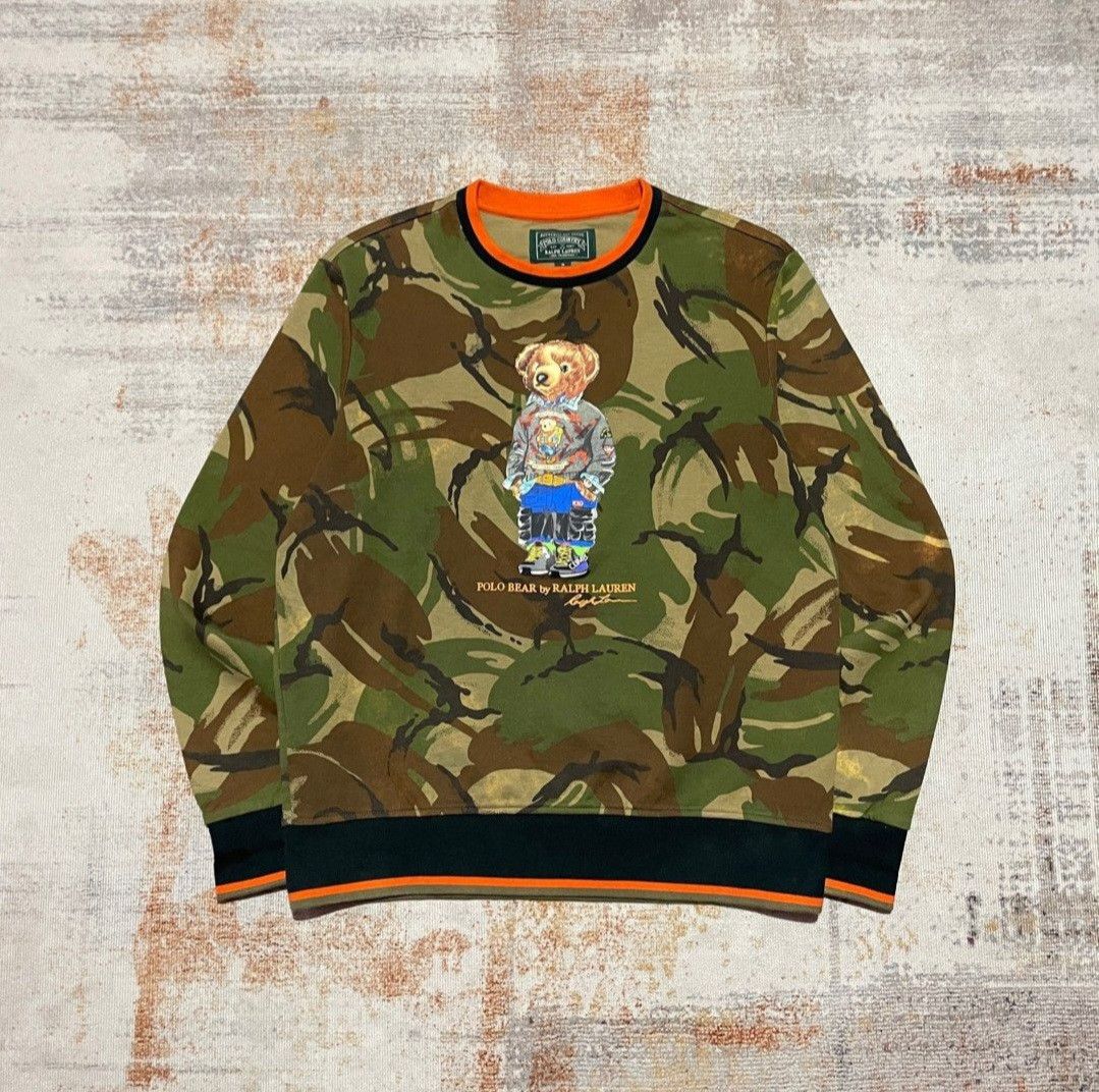 CAMO SWEATSHIRT トップス BEAR COUNTRY POLO POLO