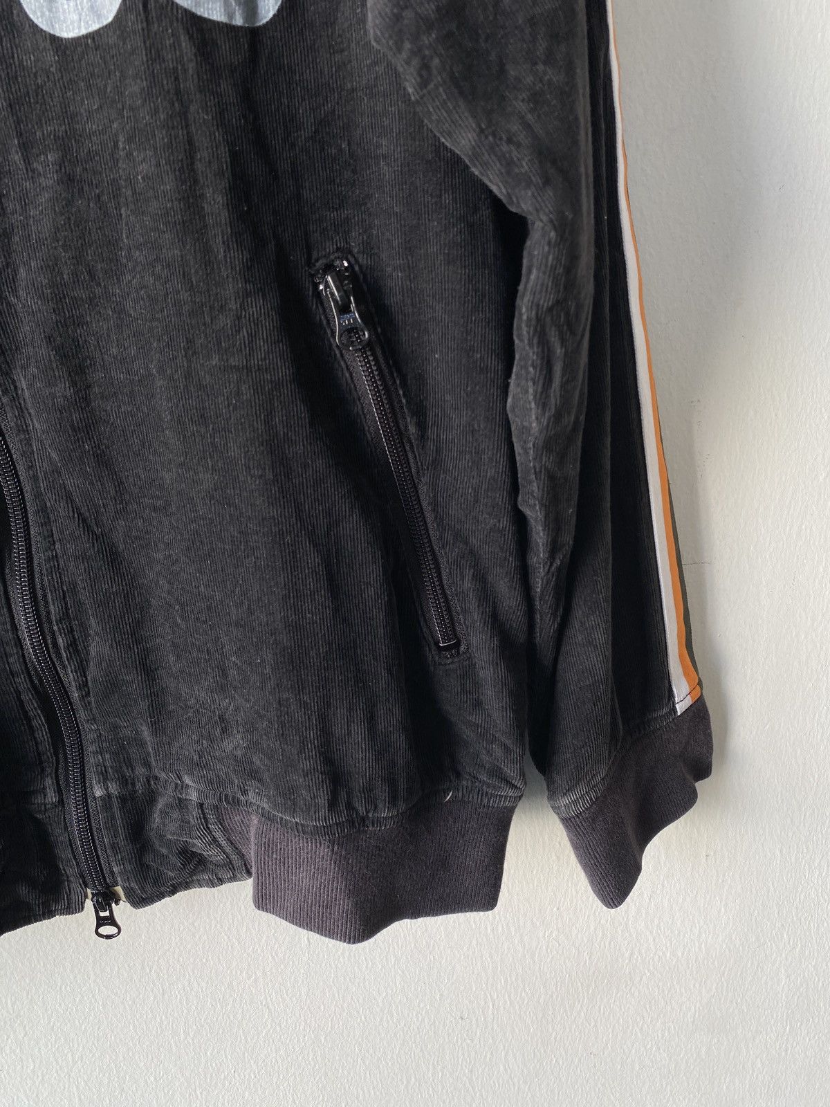 Japanese Brand 1990s - PPFM Japan ‘Genius’ Stripe Sleeve Corduroy Jacket Size US M / EU 48-50 / 2 - 6 Thumbnail