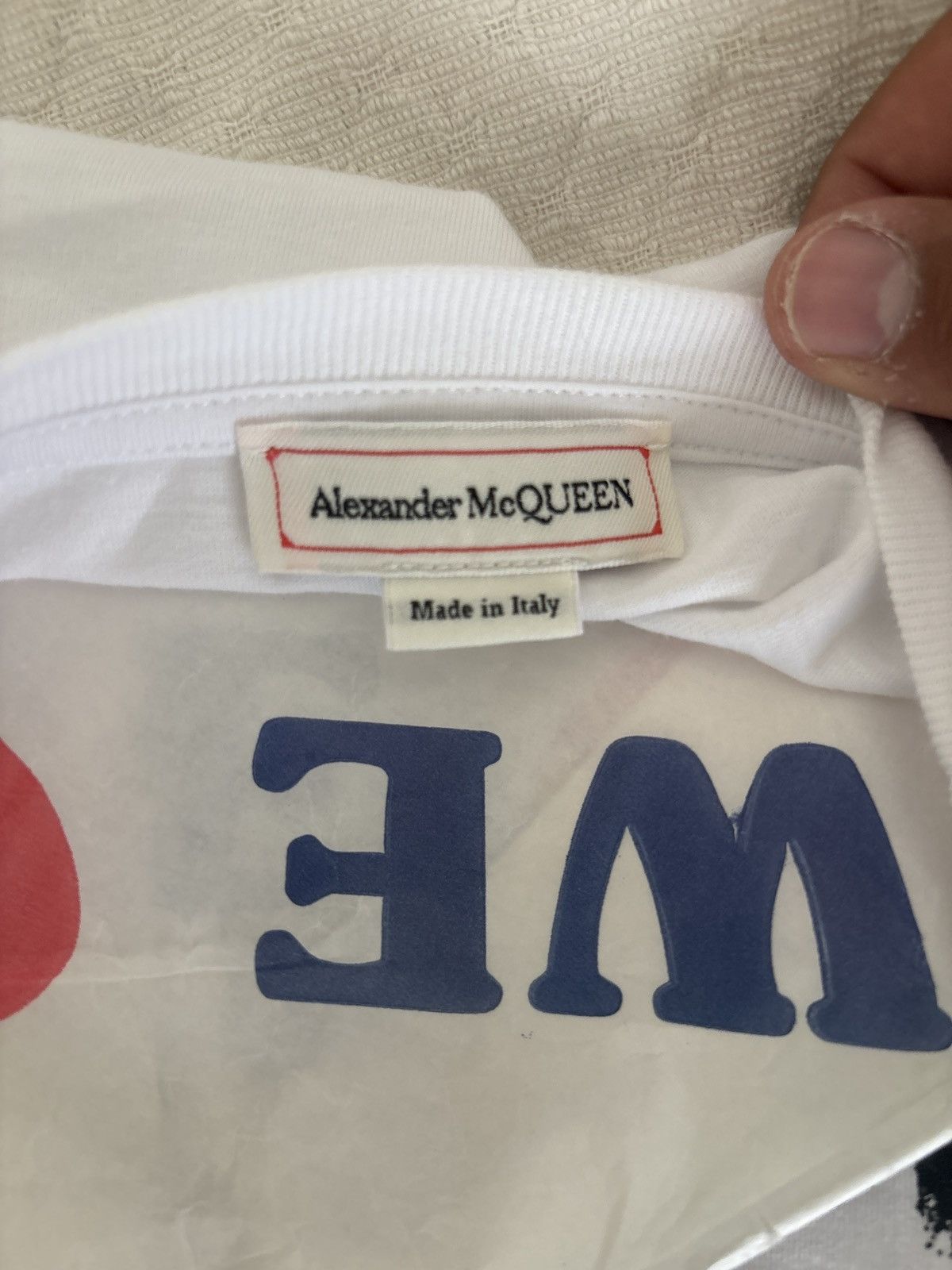 Alexander McQueen ALEXANDER MCQUEEN Graffiti Logo T-Shirt Size US S / EU 44-46 / 1 - 2 Thumbnail