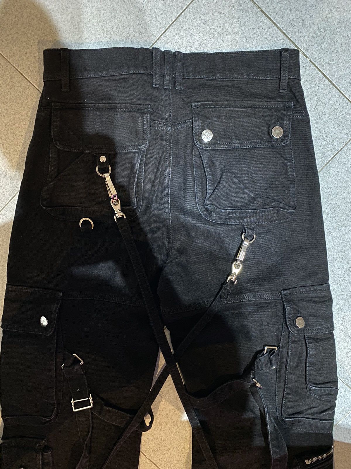 SHINE LUXURY Shine Luxury Studios ‘ANGELAR’ flight cargo Pants Size US 29 - 9 Thumbnail