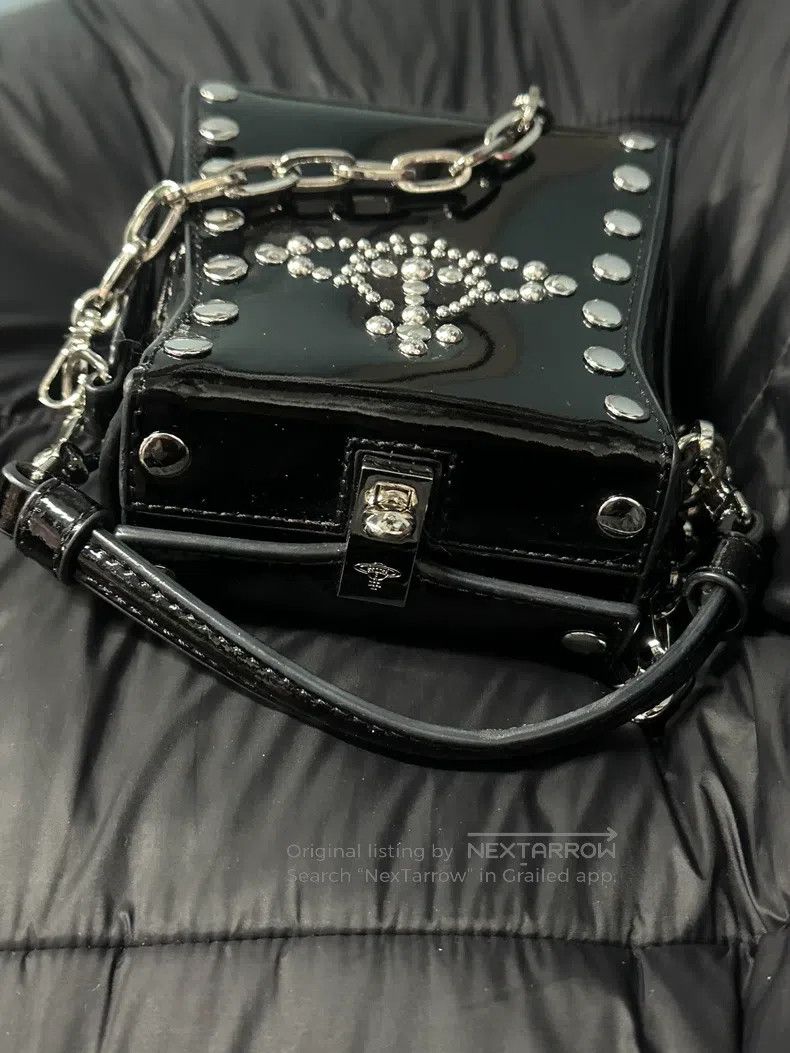 Vivienne Westwood Vivienne Westwood size os Riveted, slim waist bag with a cr Size ONE SIZE - 4 Thumbnail