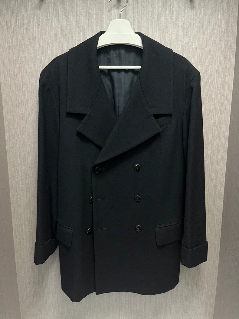 Yohji Yamamoto Yohji Yamamoto size s 88aw Aristocratic Double Breasted Wid Size 36R - 1 Thumbnail