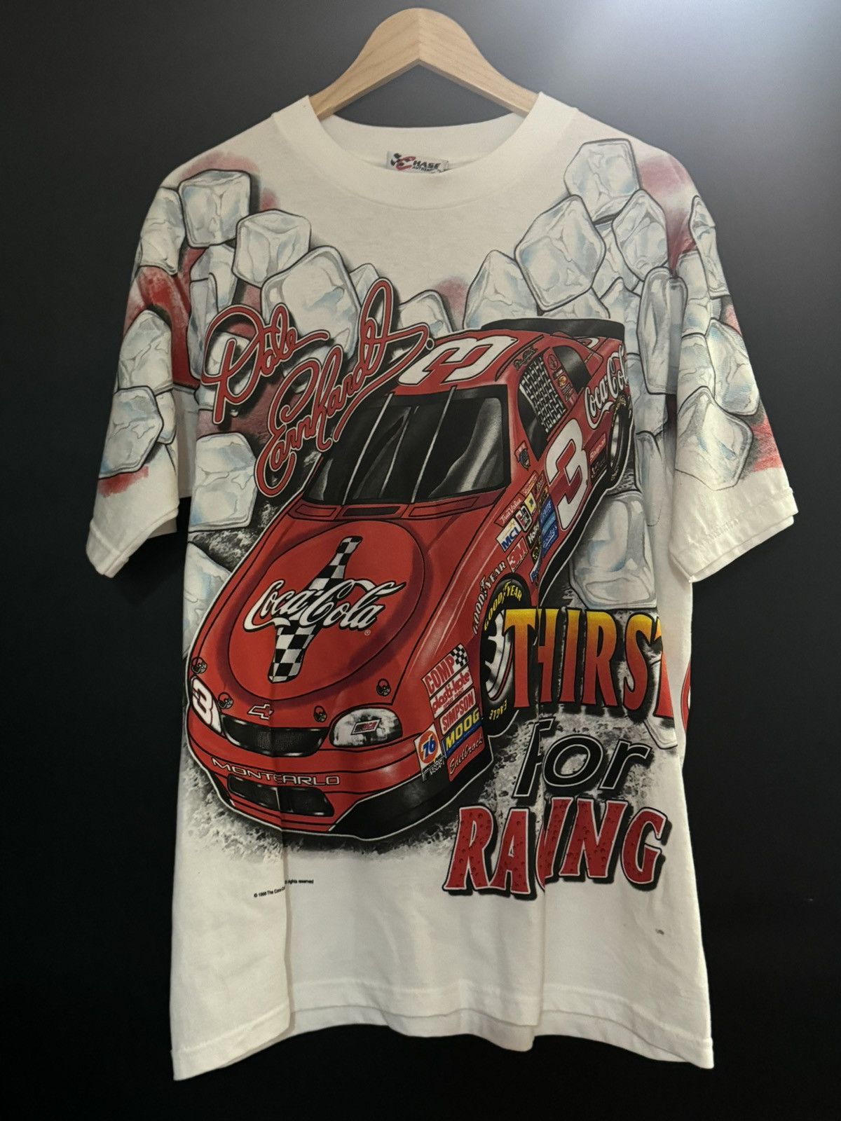 NASCAR × Vintage Vintage 1997 Dale Earnhardt Coca Cola 600 Shirt Size US XL / EU 56 / 4 - 1 Thumbnail