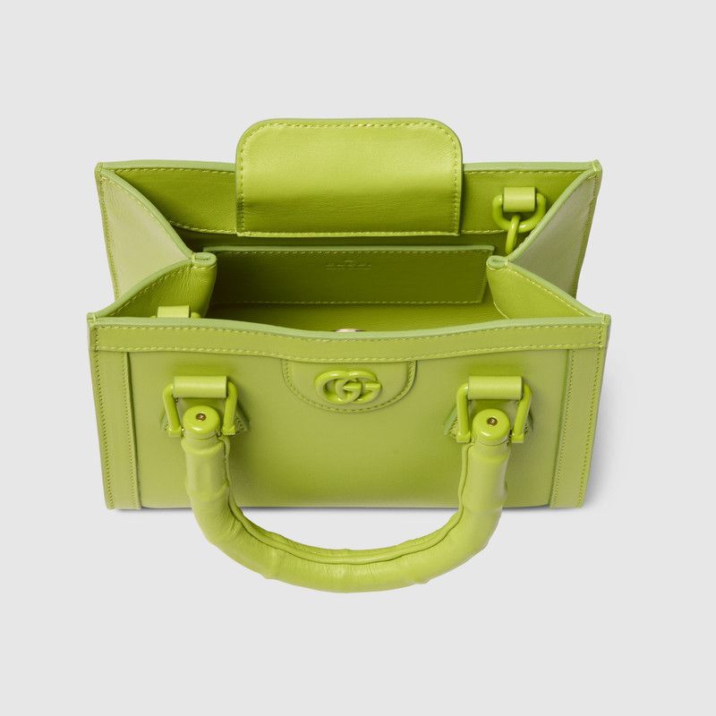 Gucci o1la5ras0526 Size: OS / Diana Small Tote Bag in Bright Green Size ONE SIZE - 6 Thumbnail