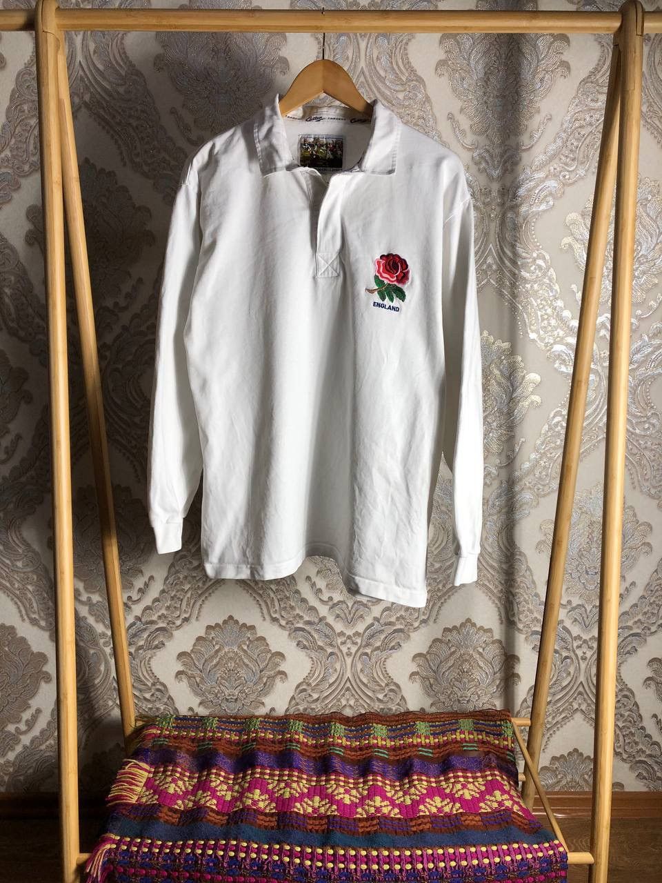 Cotton Traders VINTAGE COTTON TRADERS ENGLAND RETRO RUGBY JERSEY Y2K 90s Size US XL / EU 56 / 4 - 1 Thumbnail