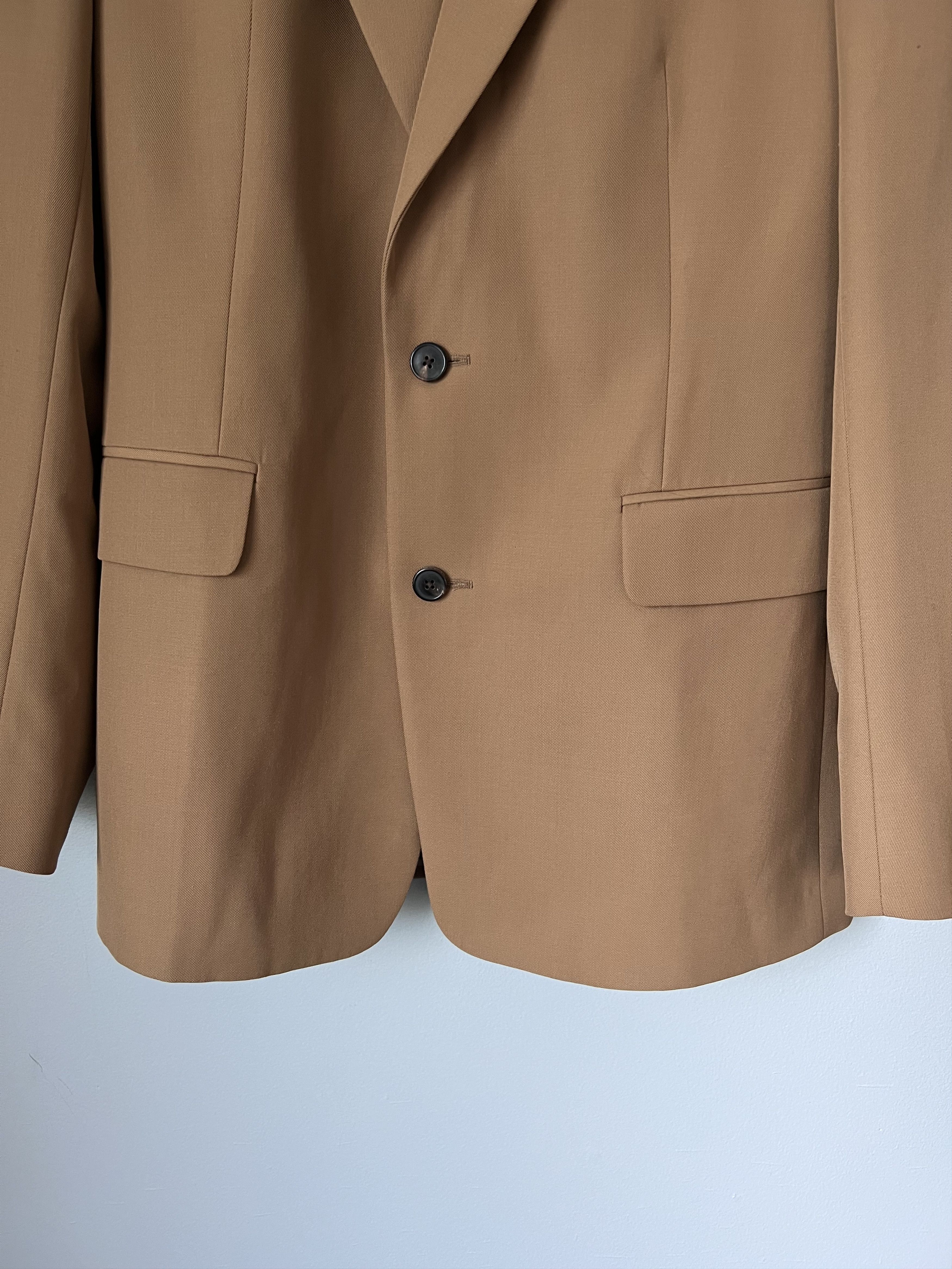 Dries Van Noten Dries Van Noten Bancroft Sports Coat in Camel Size 48R - 3 Thumbnail
