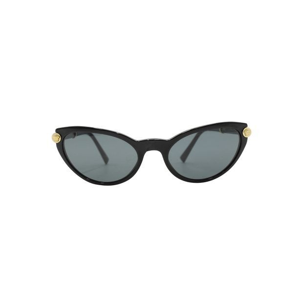 image of Versace Cat Eye Sunglasses in Black, Women's