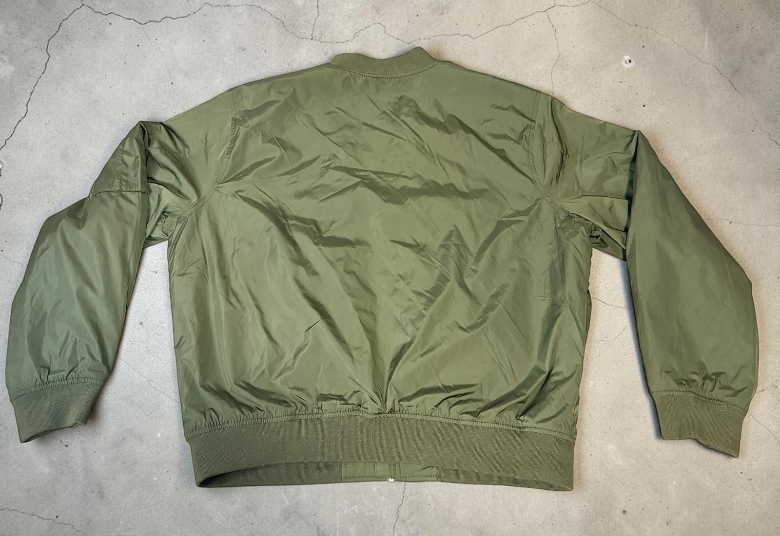 Old Navy Olive Green Bomber Jacket Size US L / EU 52-54 / 3 - 6 Thumbnail