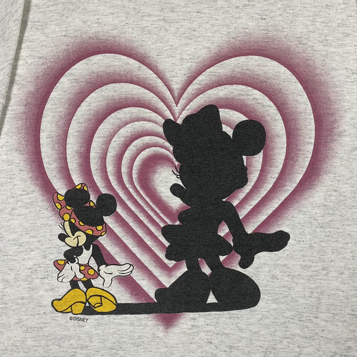 Disney × Vintage VINTAGE 90's MINNIE MOUSE LOVE BULLEYES STYLE CARTOON TEE Size US L / EU 52-54 / 3 - 8 Thumbnail